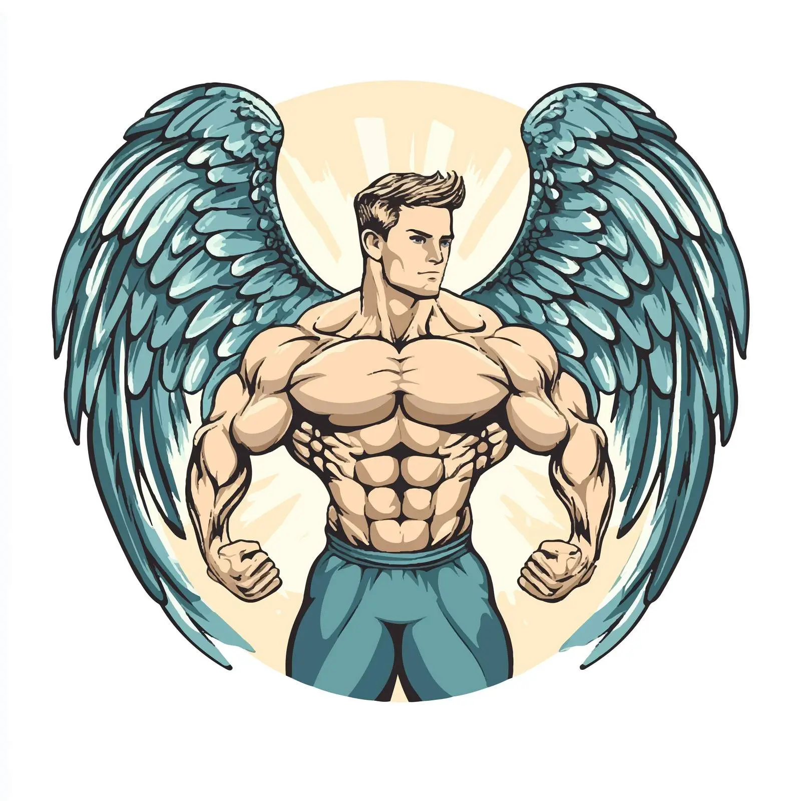 Gym Emblem Power Logo Vector Design — free download from Dotvec