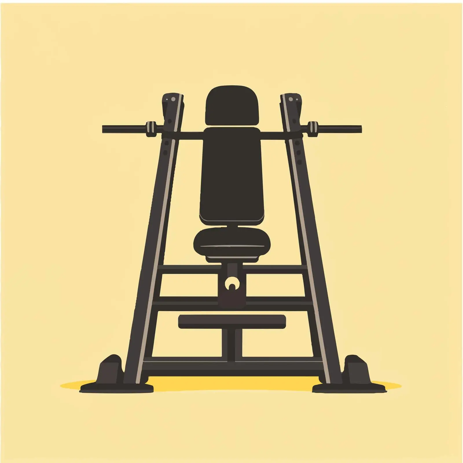 Leg Press Gym Equipment Vector Illustration – free sport activities image from Dotvec