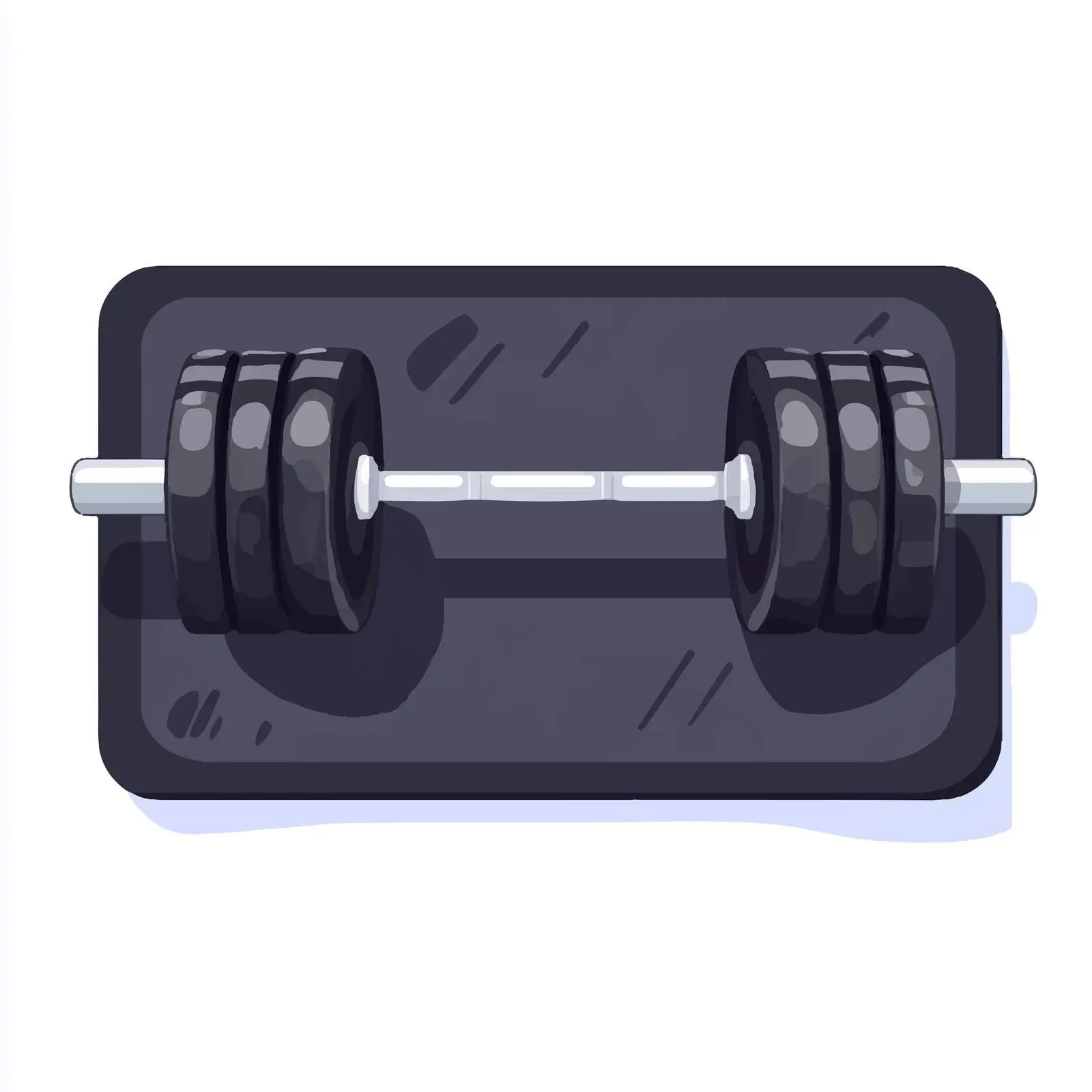Exercise Mat and Dumbbell Fitness Equipment — free download from Dotvec