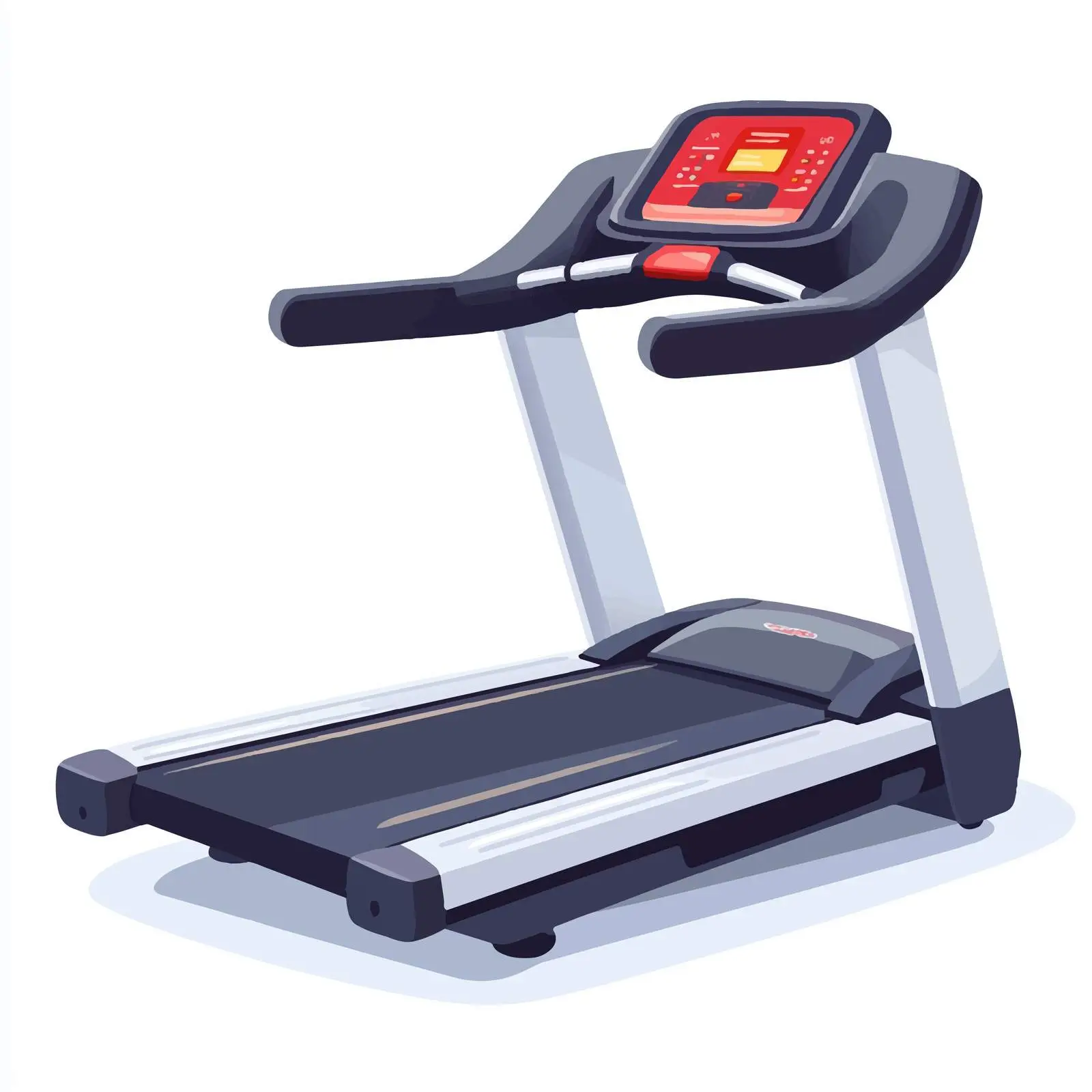 Wide Angle Treadmill Fitness Equipment Vector — free download from Dotvec