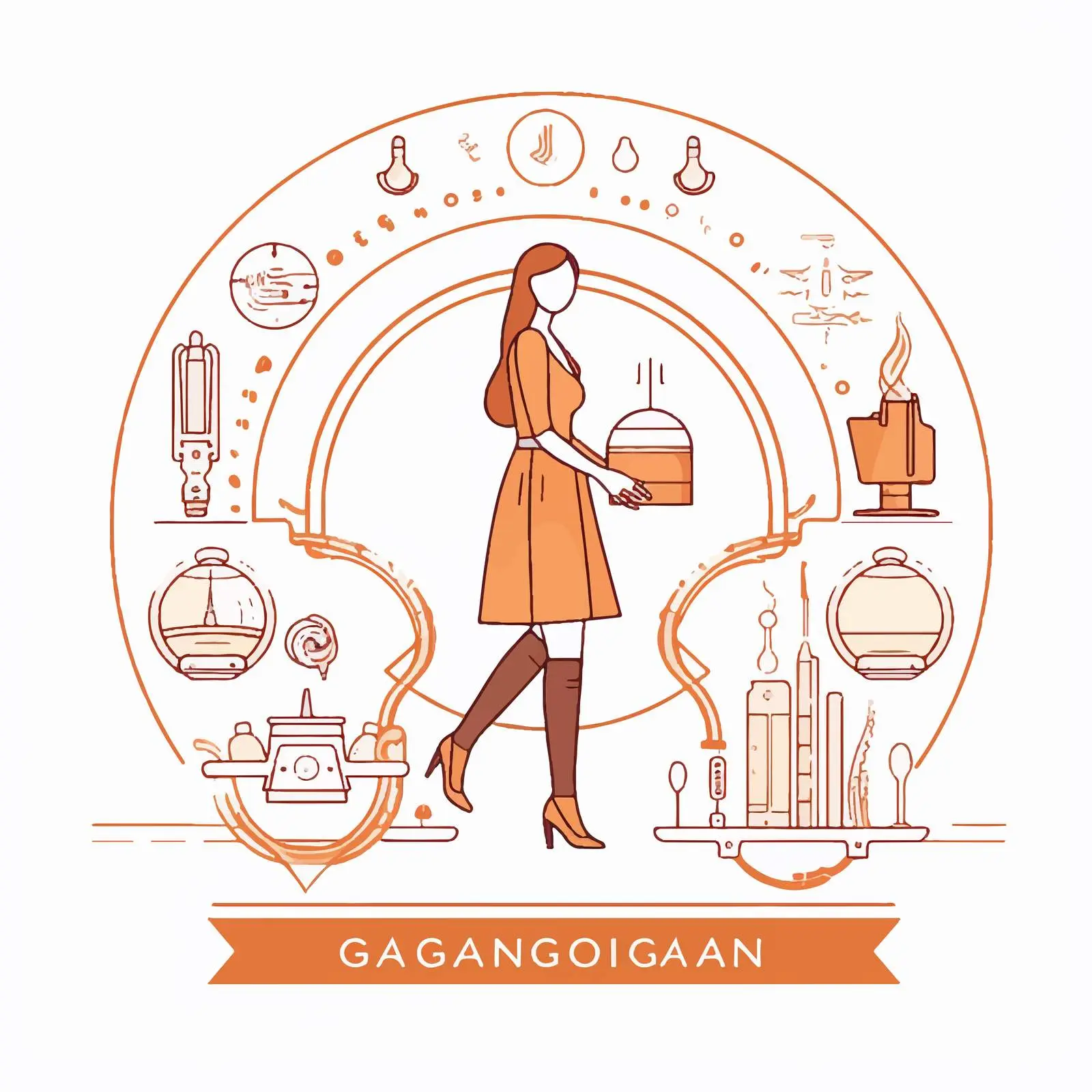 Prenatal Foetus Gynecology Vector Lineart Banner — free download from Dotvec