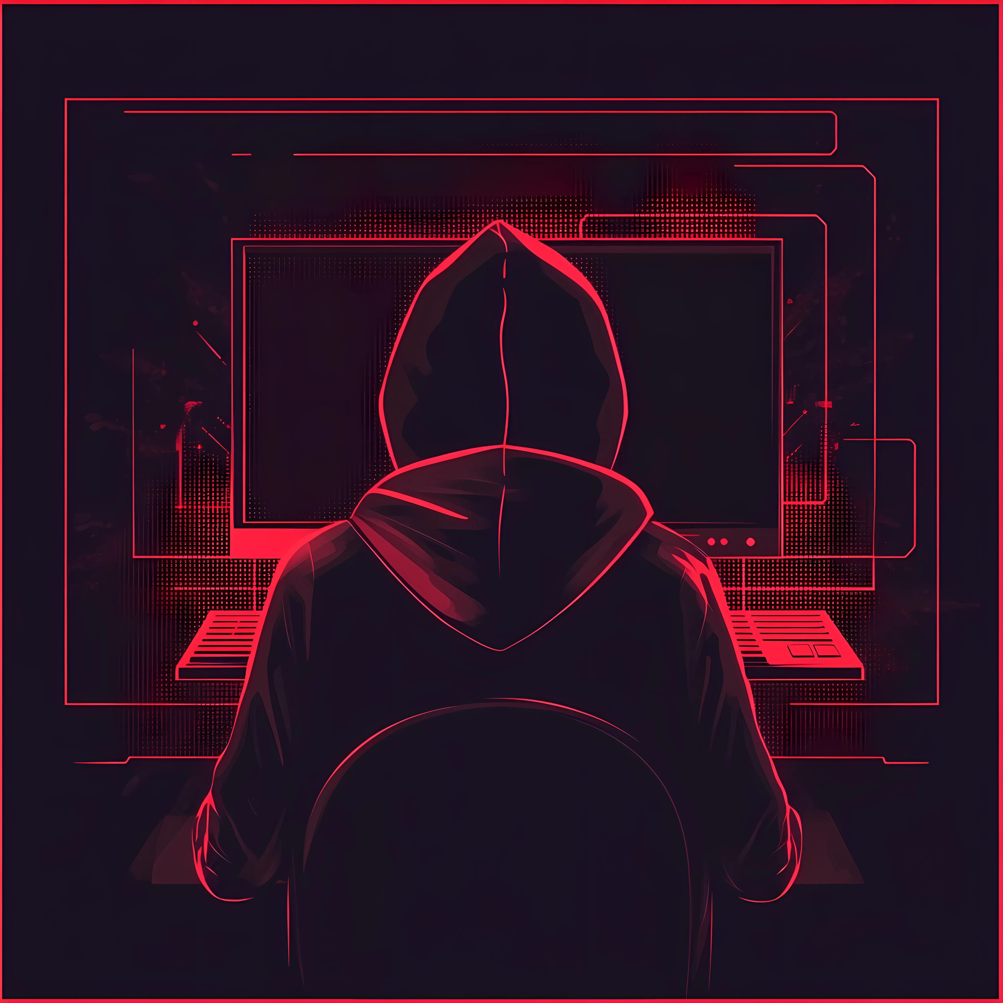 Hacker Symbol Cyber Security Animation Vector Art – free fraud image from Dotvec