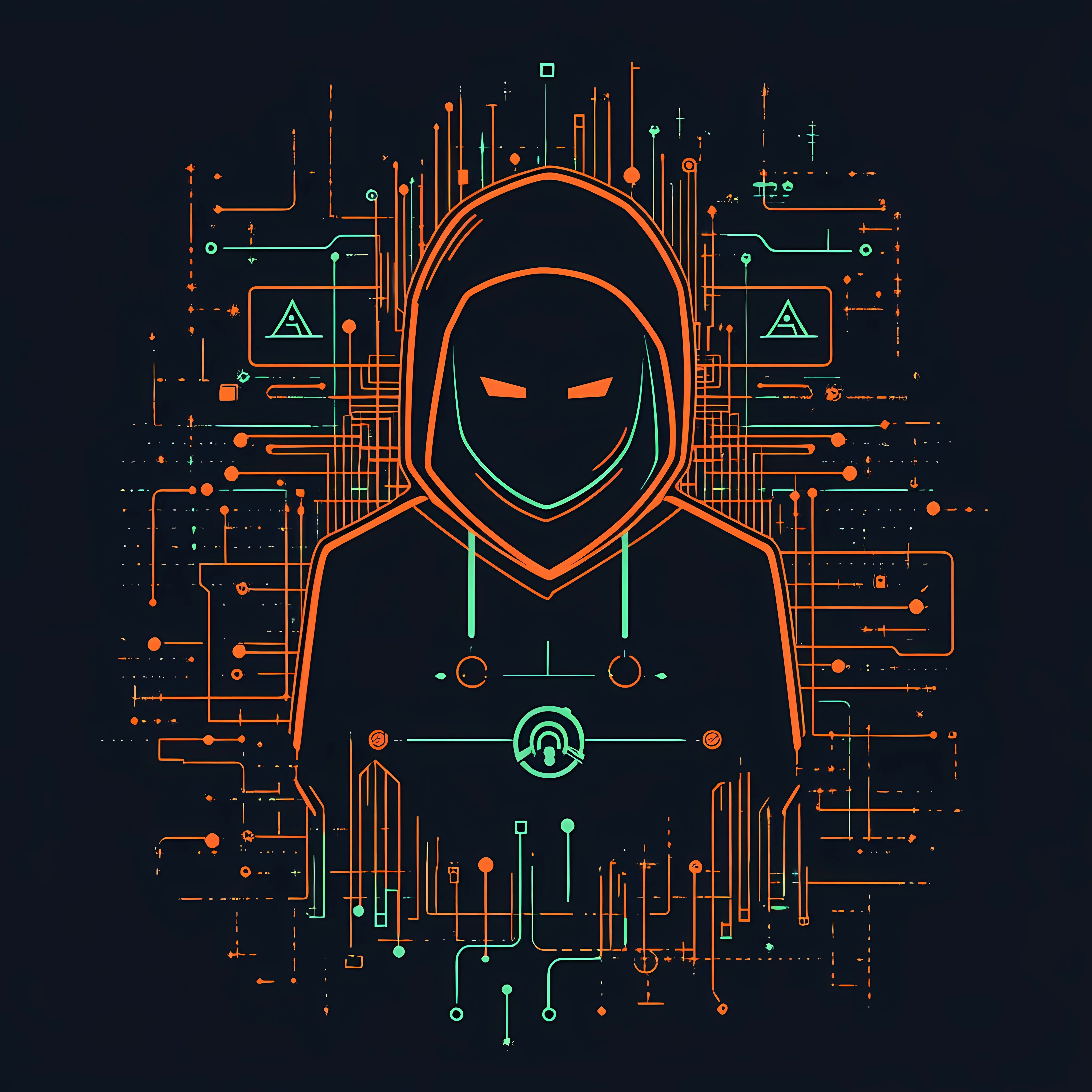 Hacker Symbol Cyber Security Animation Vector – free it security image from Dotvec