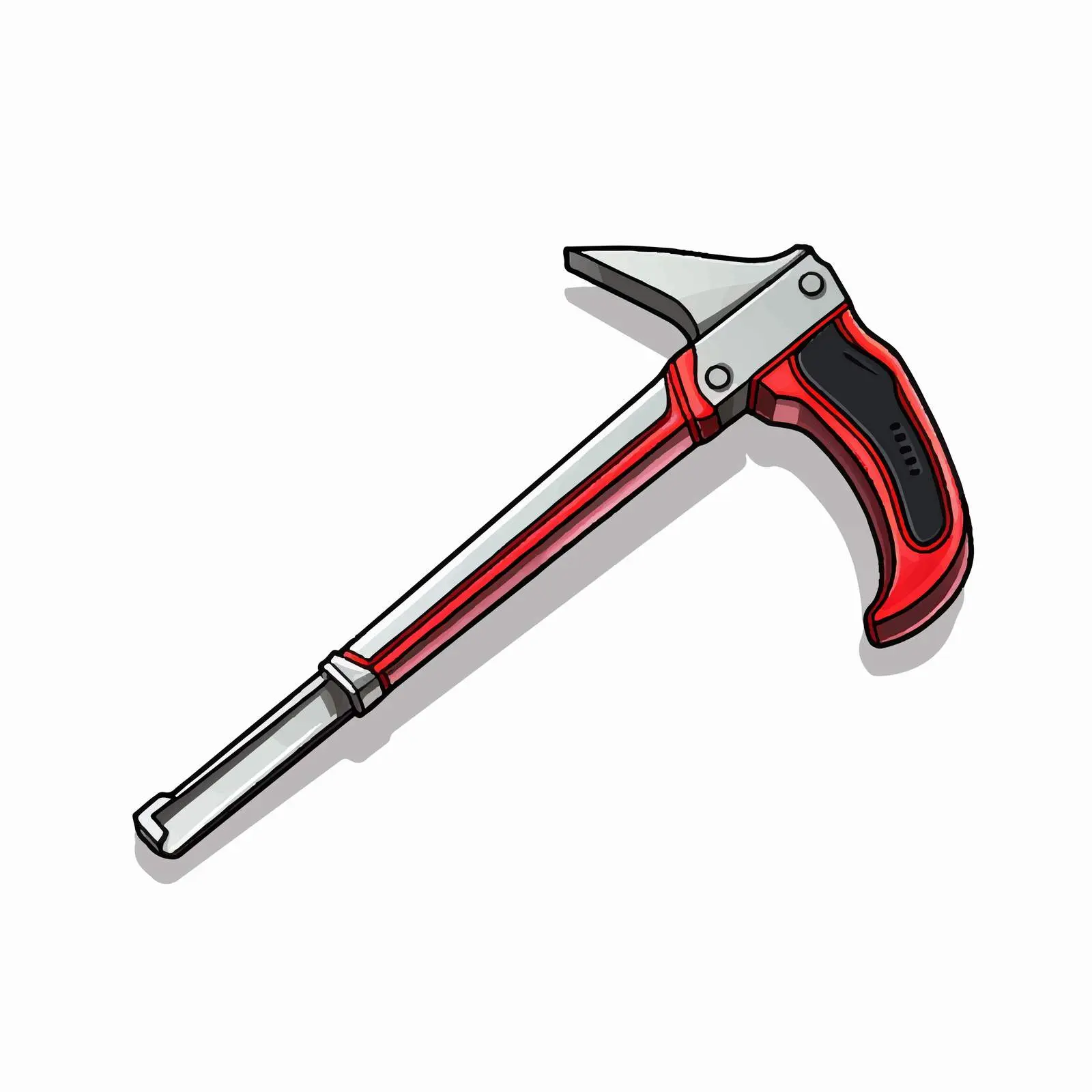 Hacksaw Line Vector Illustration on White Background – free construction tools image from Dotvec