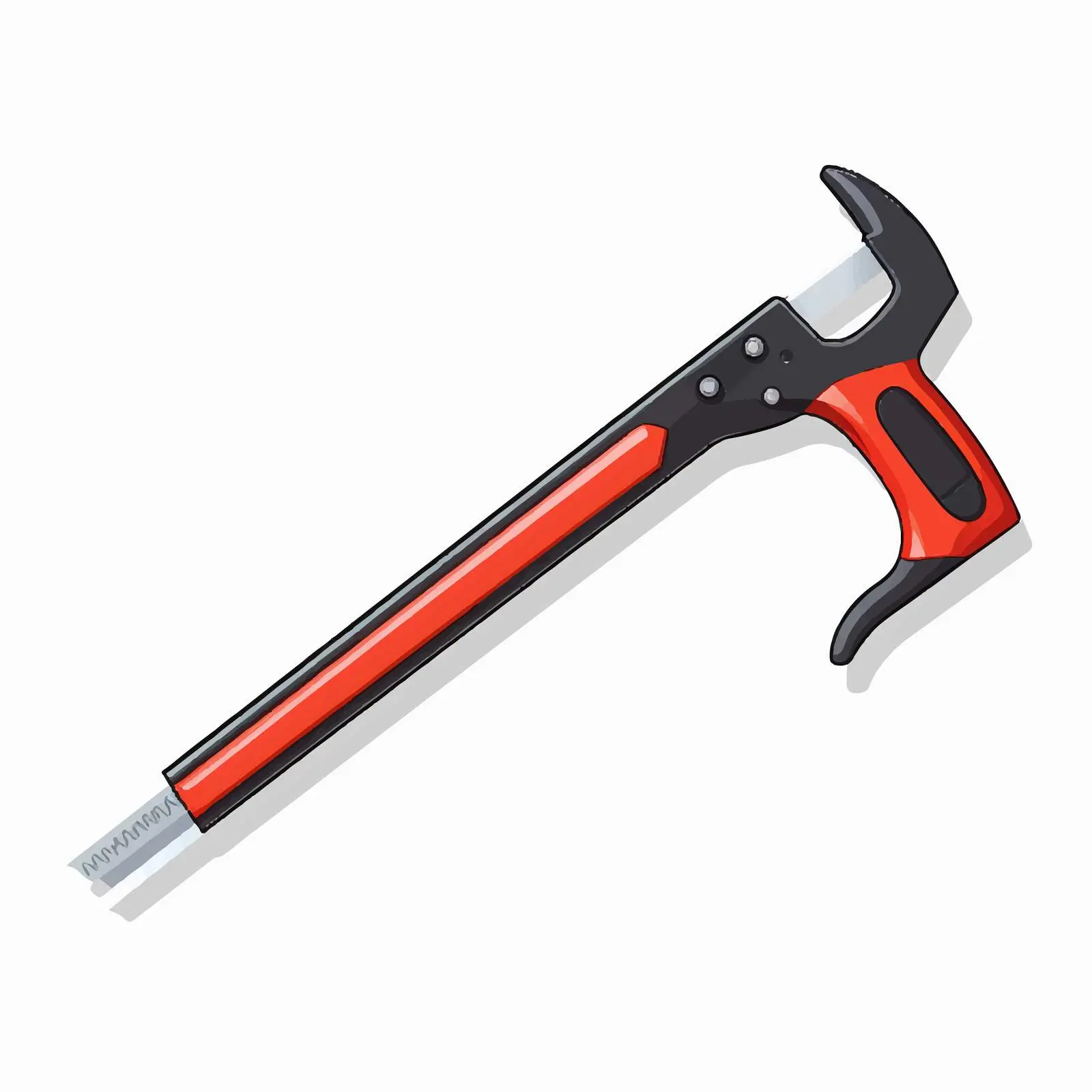 Hacksaw Vector Illustration on White Background — free download from Dotvec