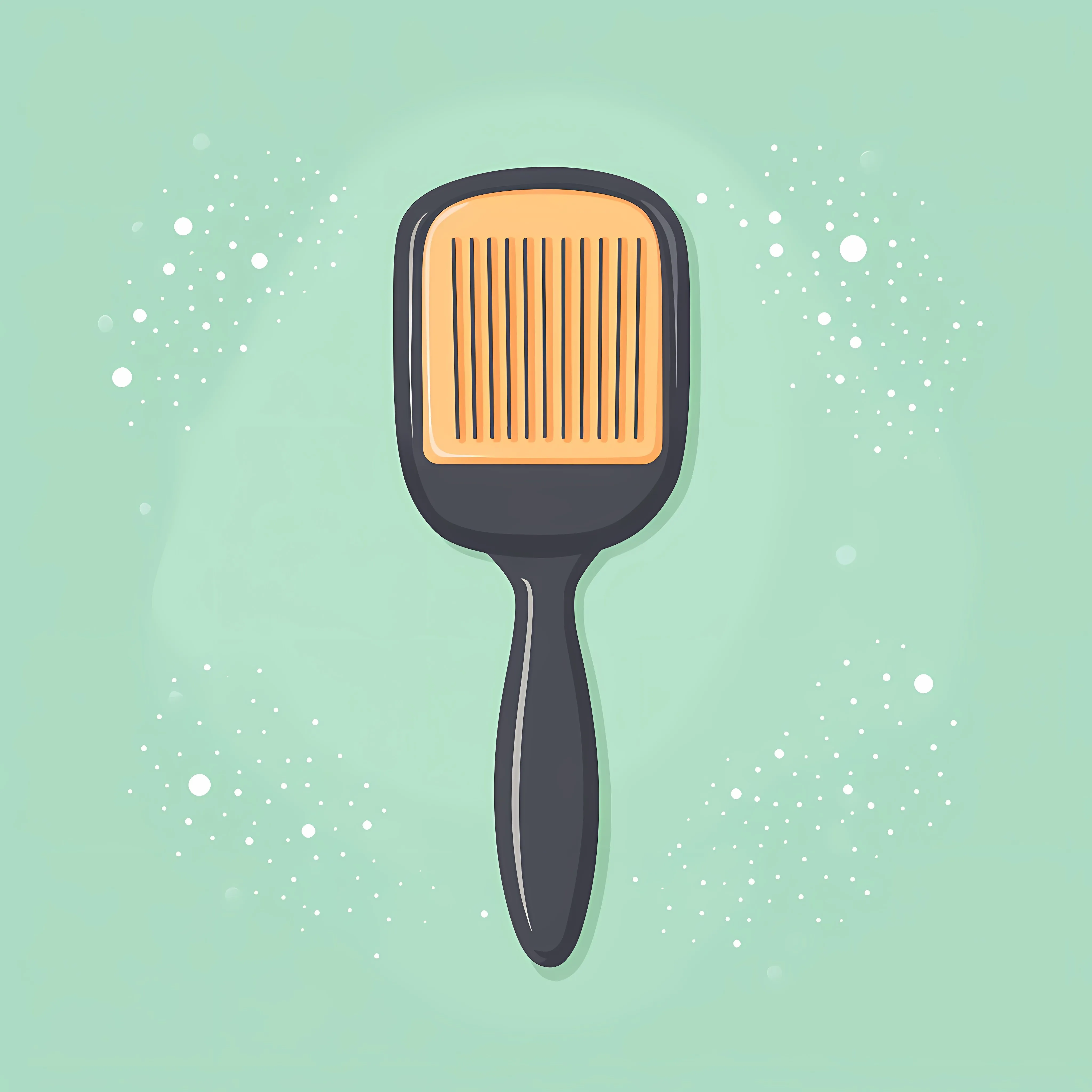 Pet Grooming Hair Brush Vector Illustration — free download from Dotvec