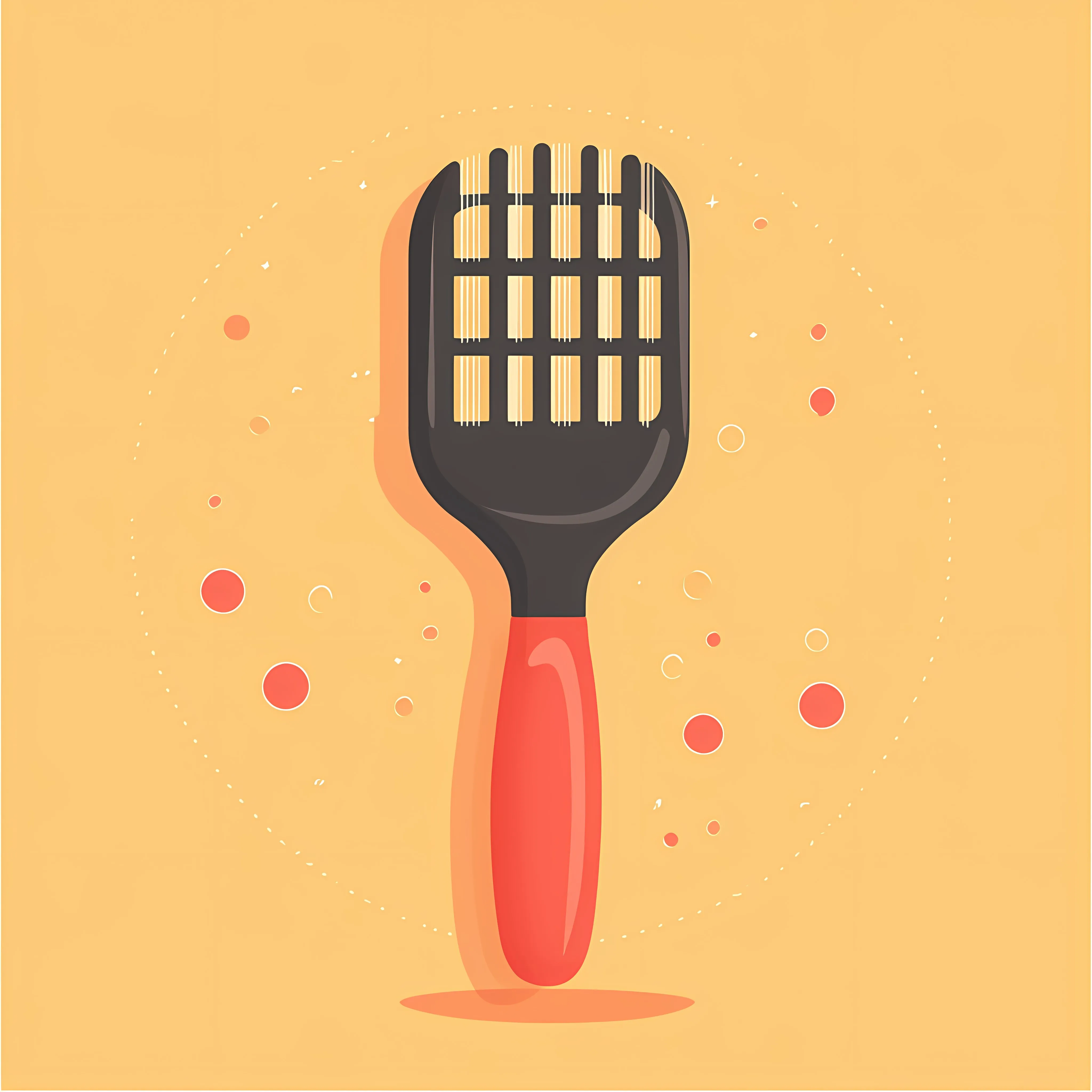 Vector Hair Brush for Pets Veterinary Products — free download from Dotvec