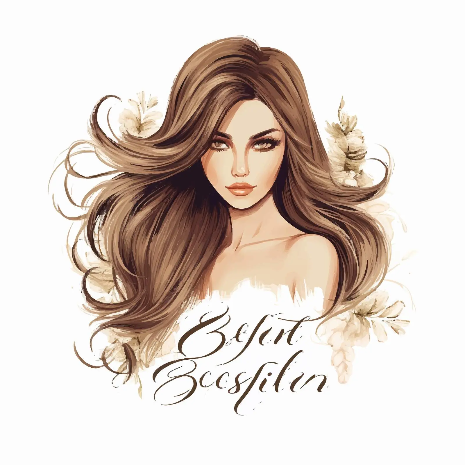 Handwritten Beauty Salon Inscription Vector — free download from Dotvec