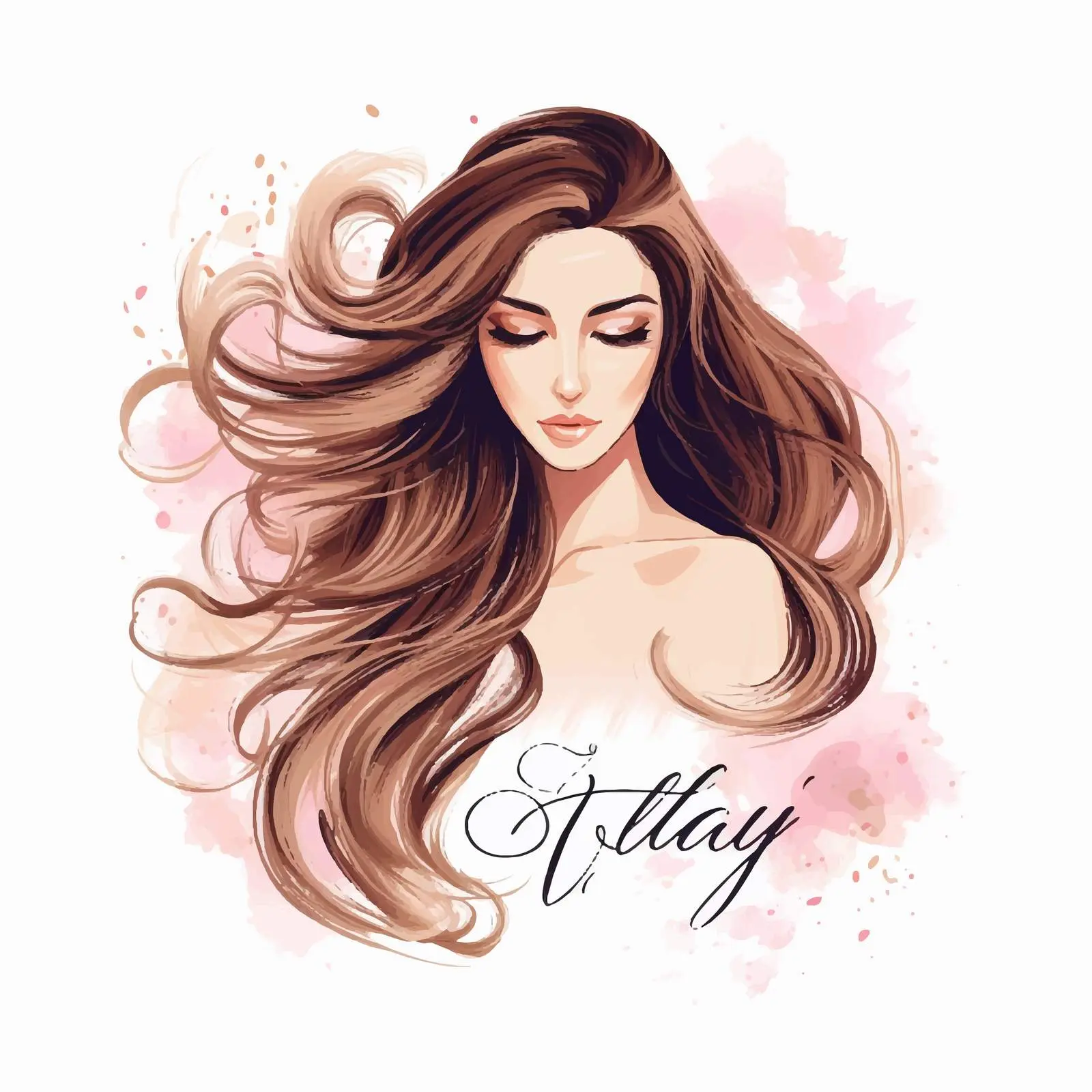 Handwritten Beauty Salon Inscription Vector Design – free custom sign image from Dotvec