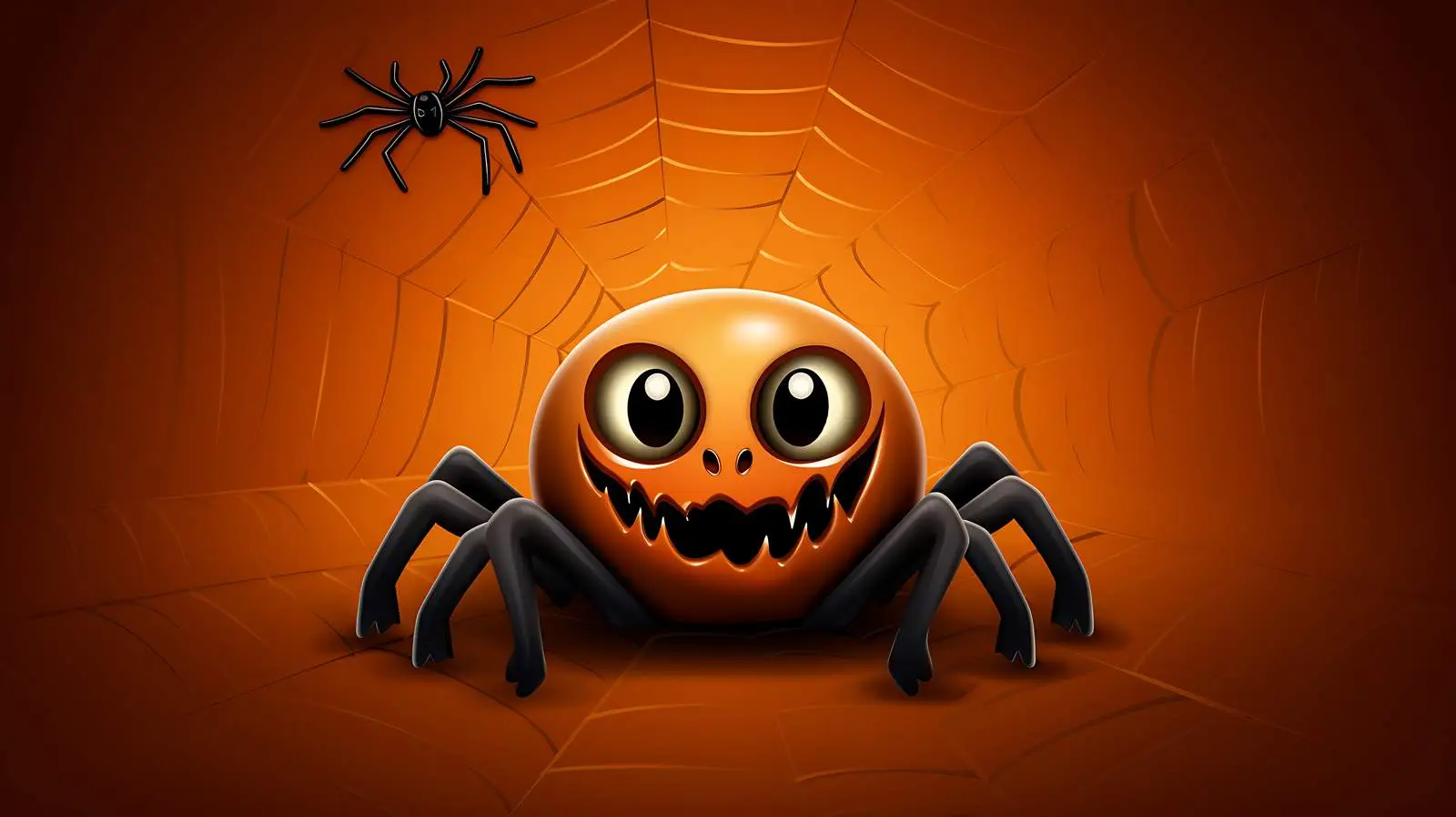 Adorable Spider Web Vector Illustration — free download from Dotvec