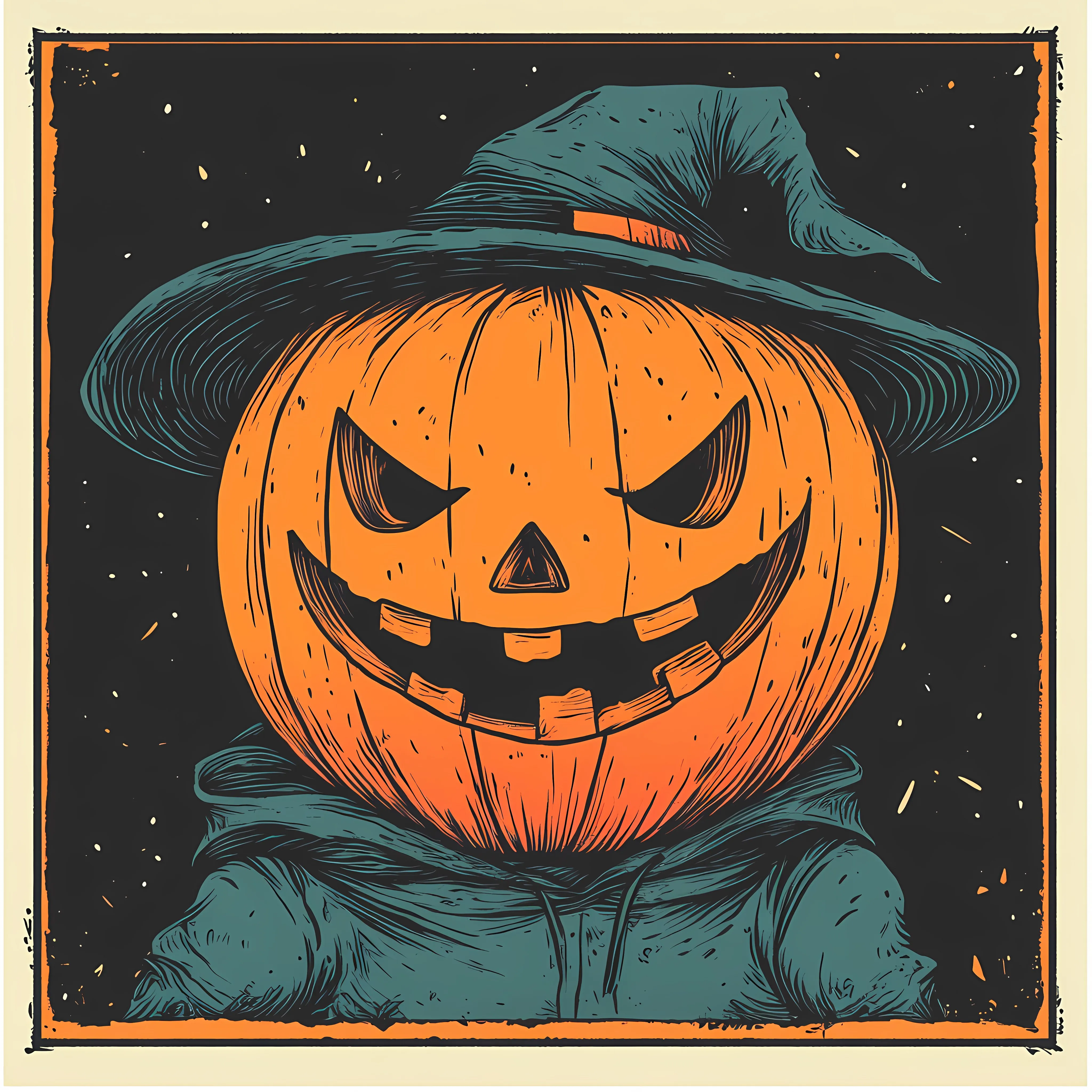 Halloween Pumpkin Boy Vector Illustration — free download from Dotvec