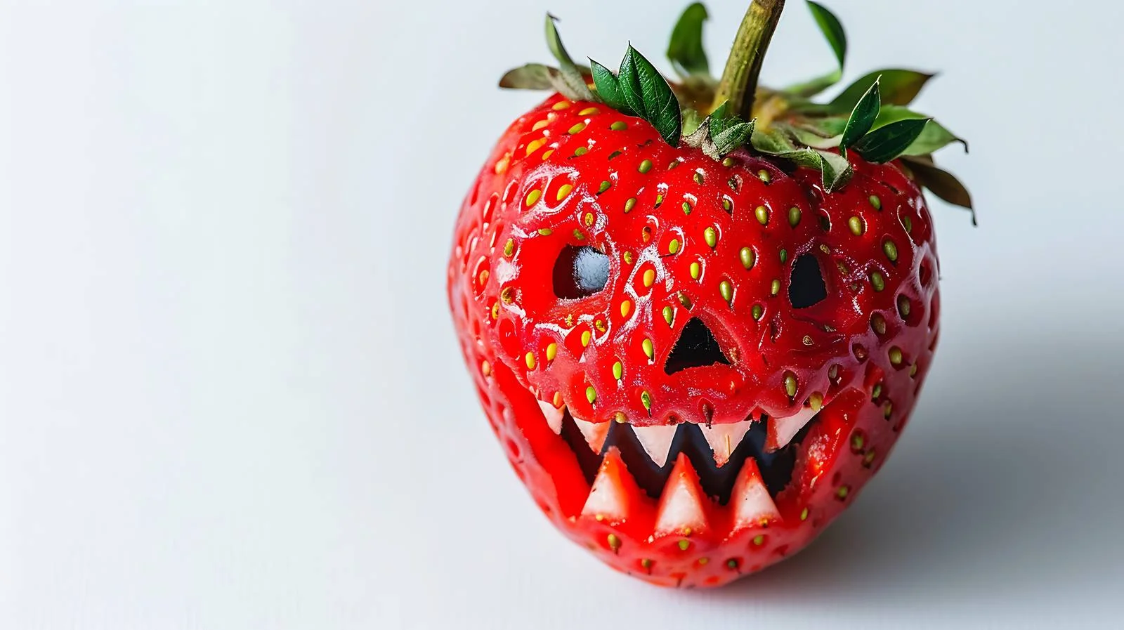Spooky Strawberry Halloween Decoration — free download from Dotvec