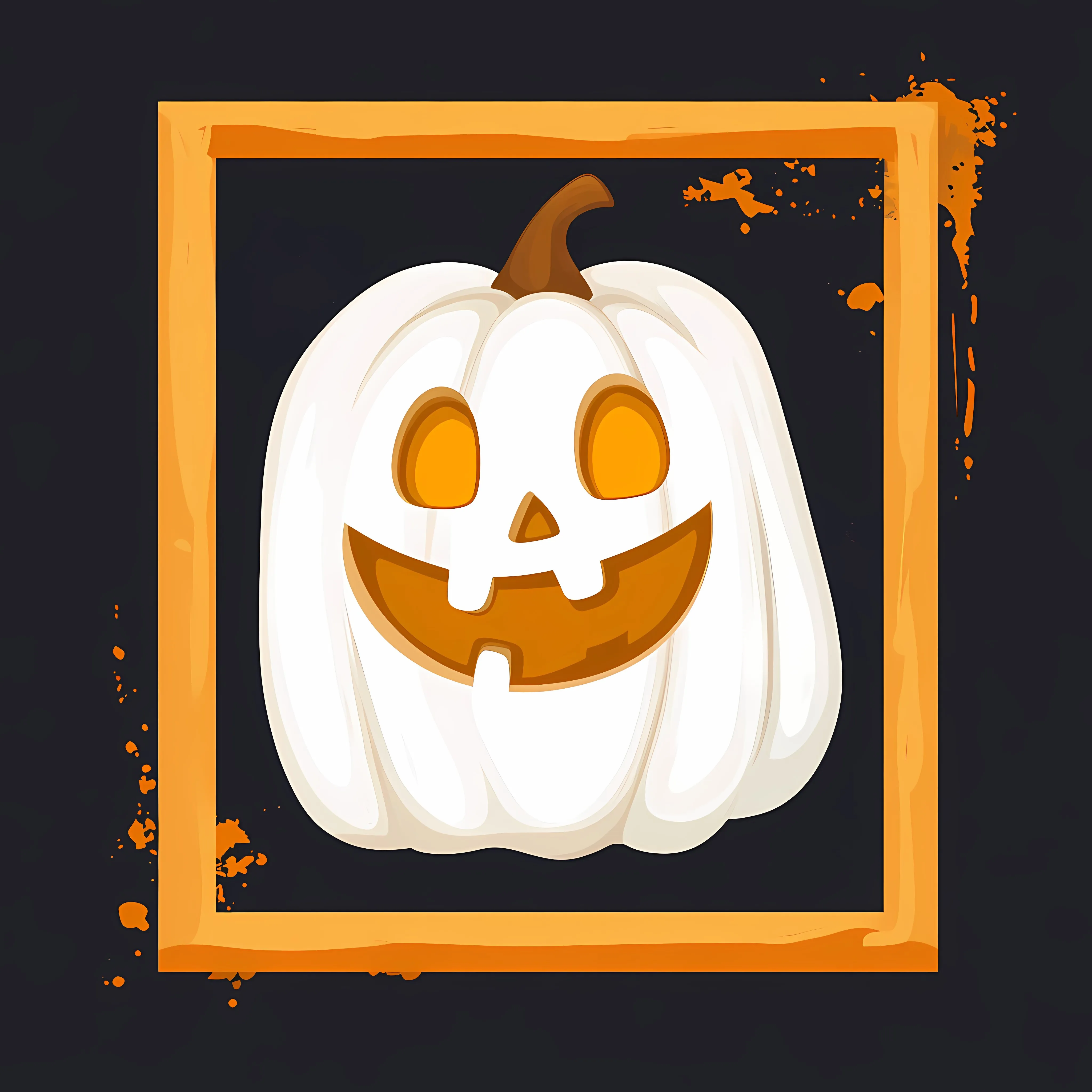 Funny Halloween Ghost with Pumpkin Vector Illustration — free download from Dotvec