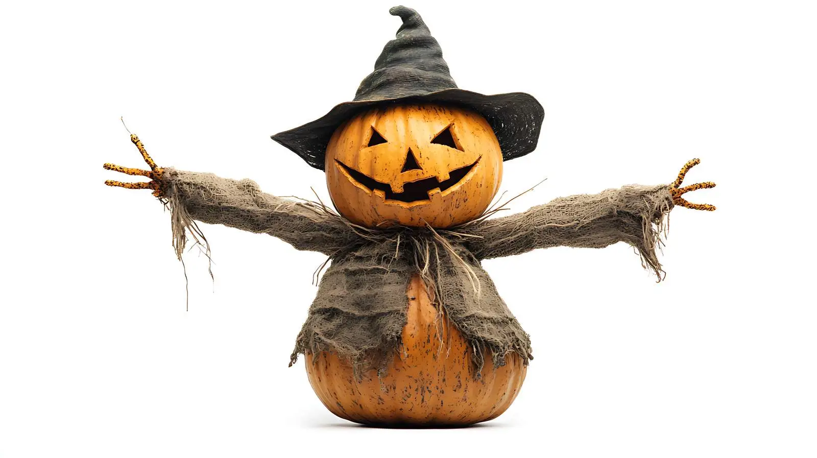 Halloween Pumpkin Scarecrow Isolated Image — free download from Dotvec