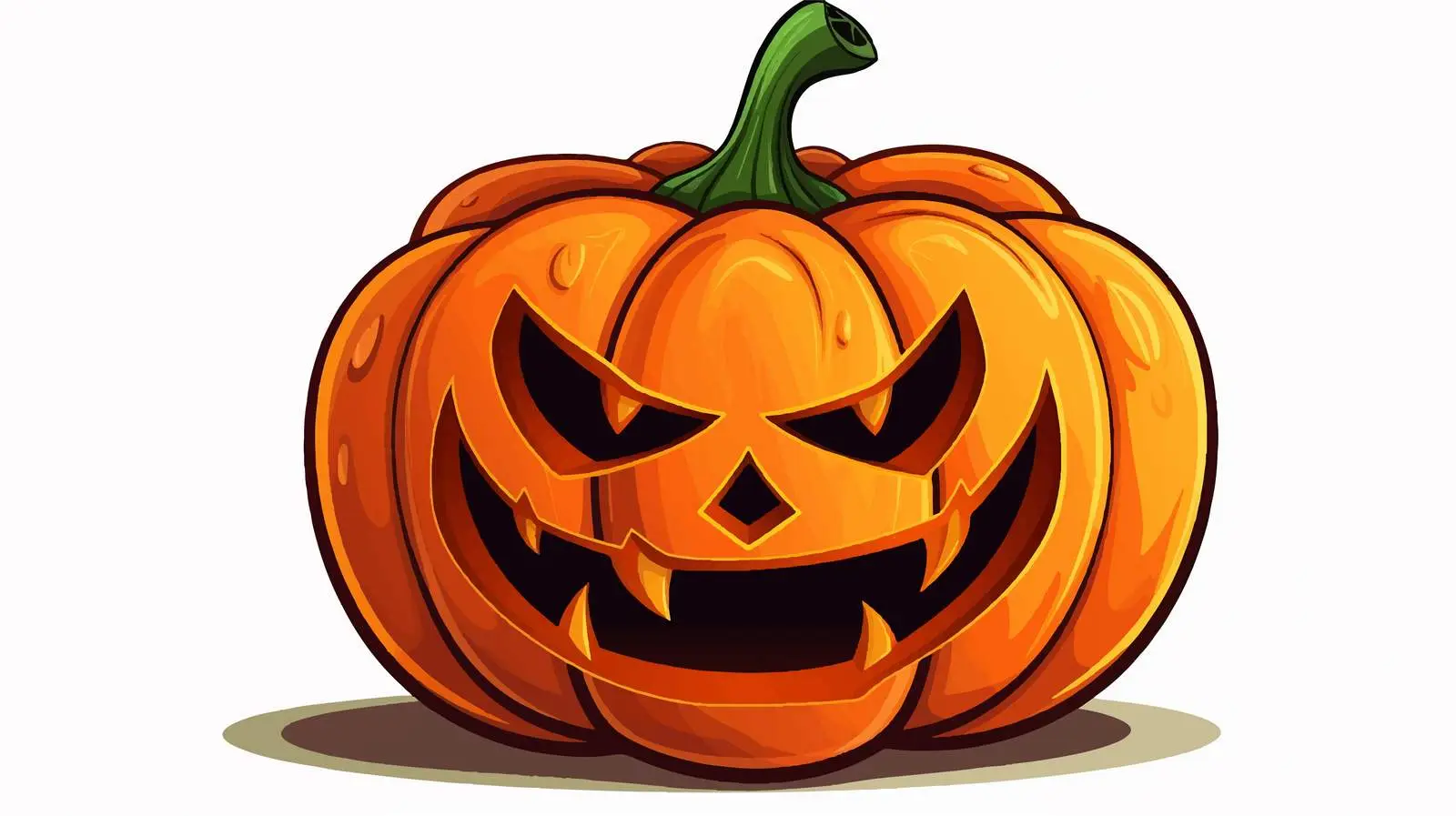 Cartoon Halloween Pumpkin Vector Illustration — free download from Dotvec