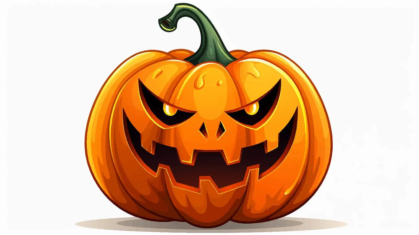 Cartoon Halloween Pumpkin Vector Illustration — free download from Dotvec
