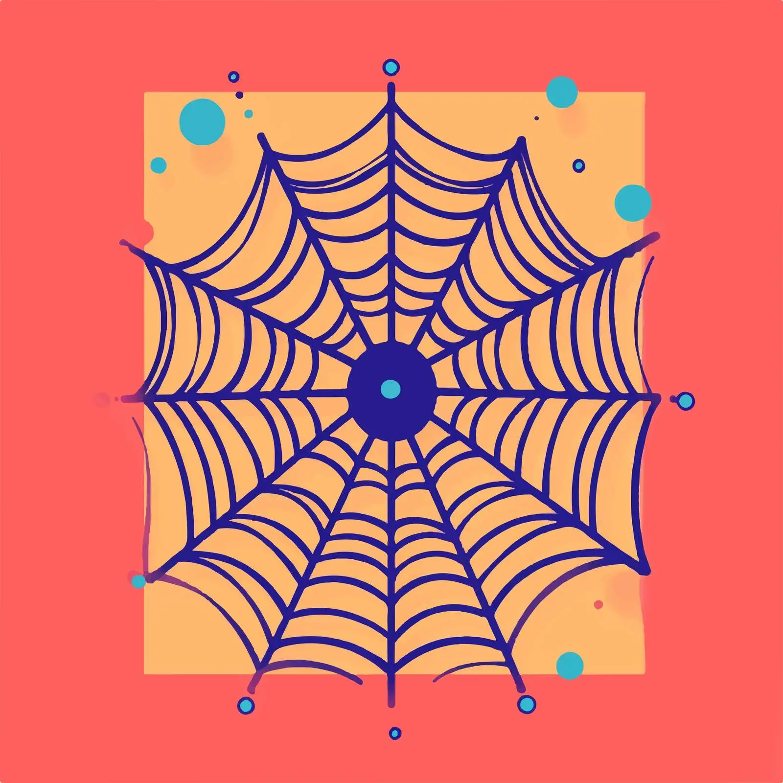Halloween Spiderweb Icon Vector Illustration — free download from Dotvec