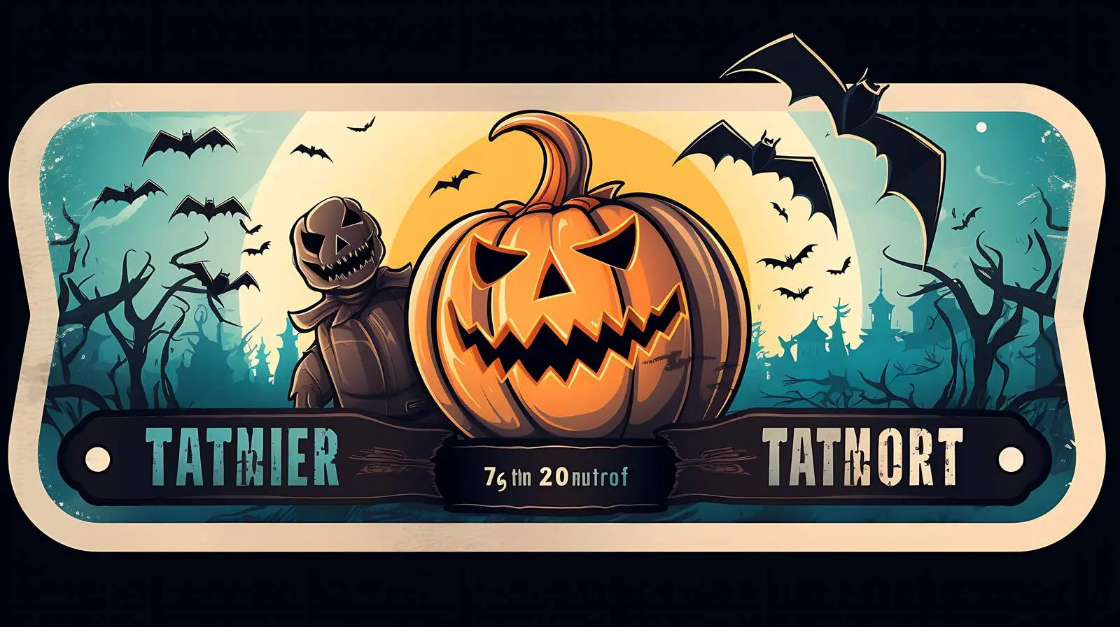 Halloween Party Pass Template — free download from Dotvec