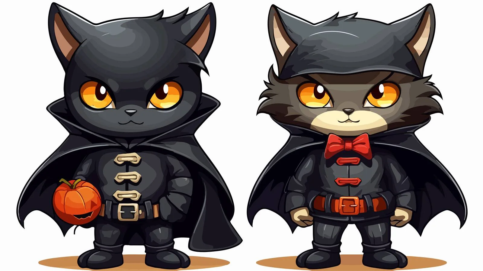 Festive Cat Costume Cartoon Vector Image — free download from Dotvec