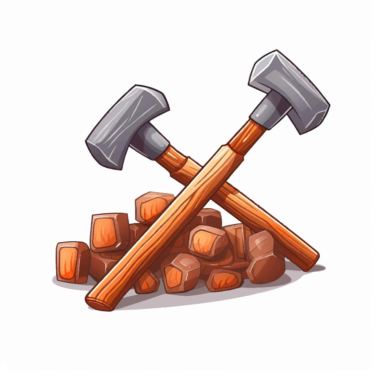 Carpenter's Tools: Hammer and Nails for Woodwork – free screwdriver image from Dotvec