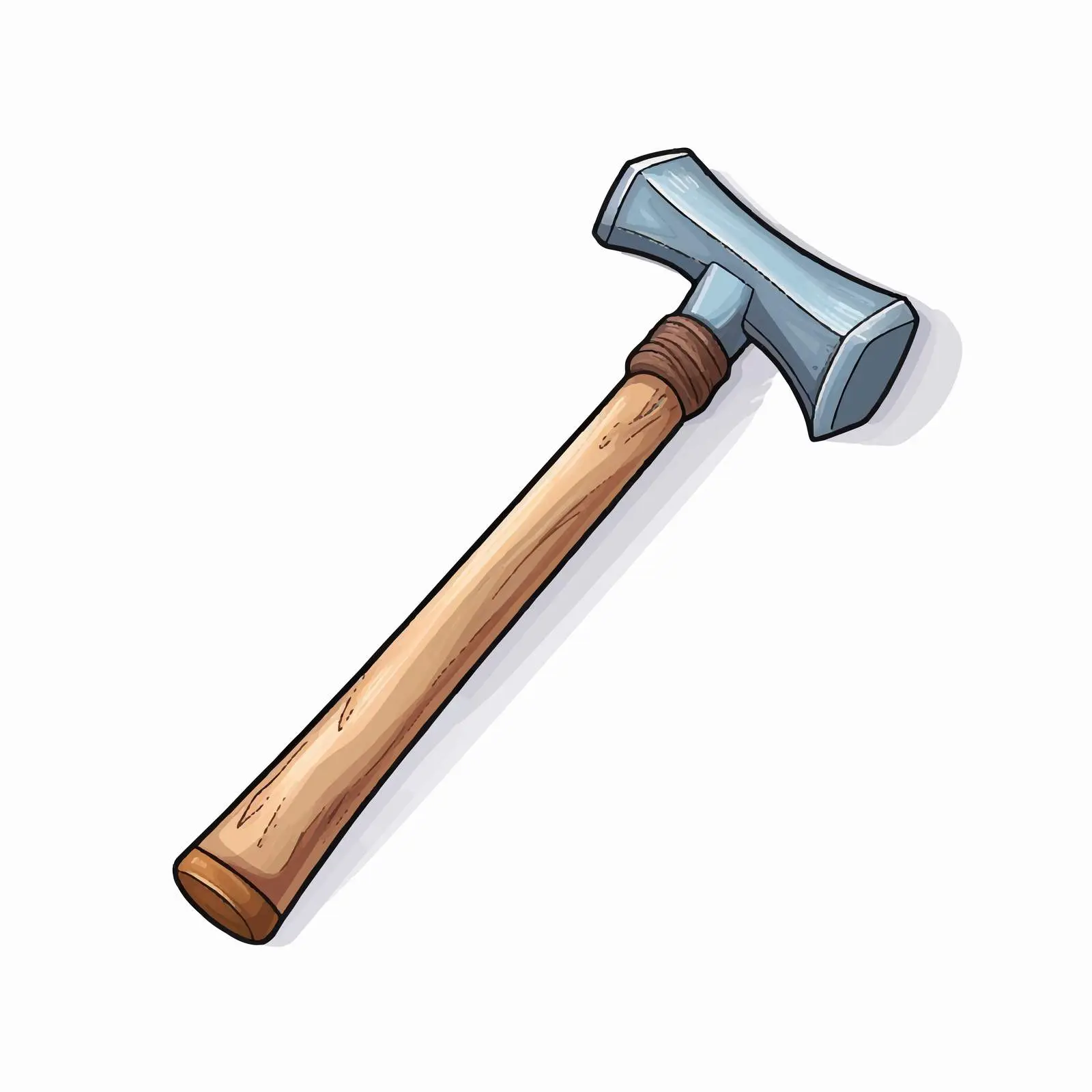 Isolated Hammer Vector Illustration on White Background — free download from Dotvec