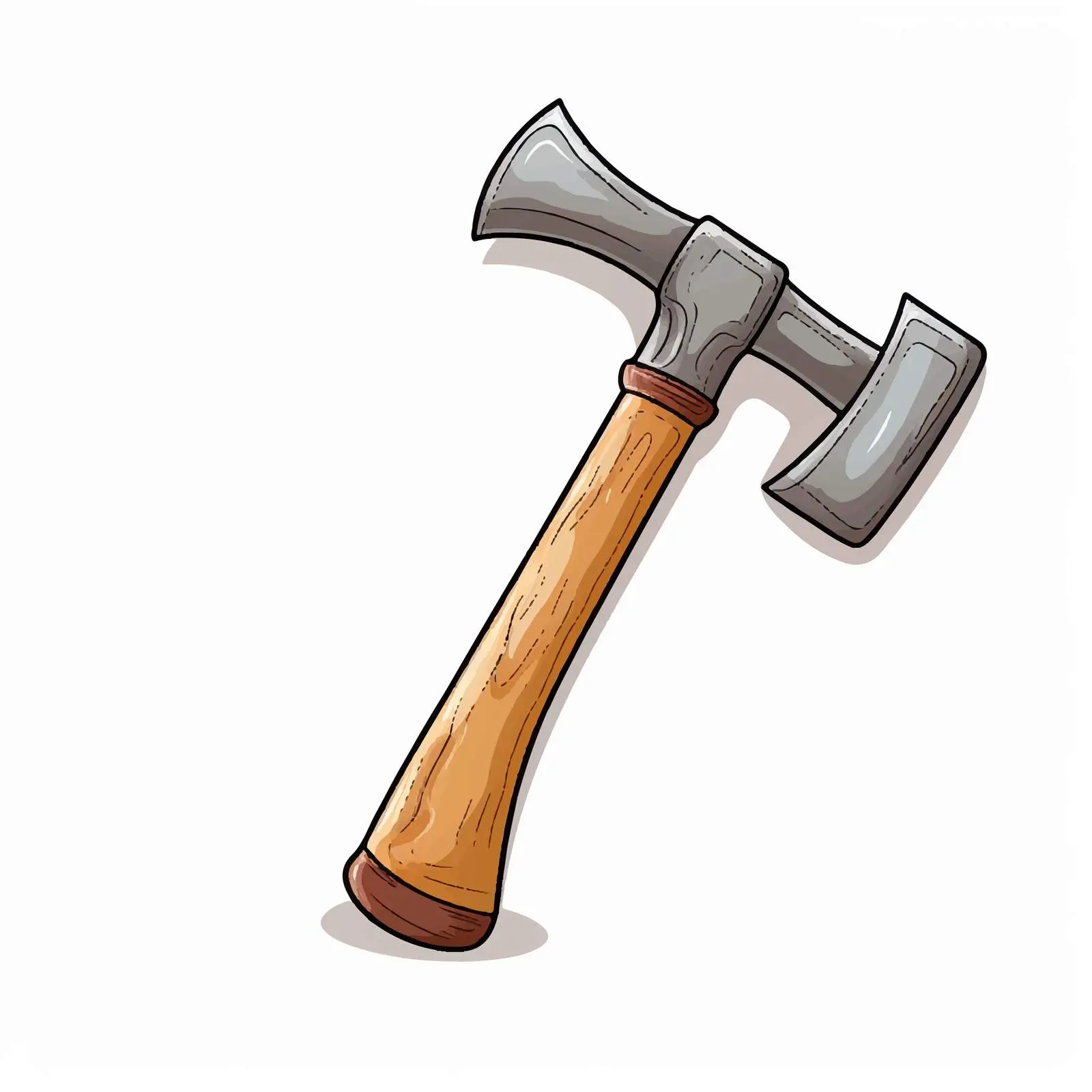 Outline Hammer Vector Illustration on White Background — free download from Dotvec