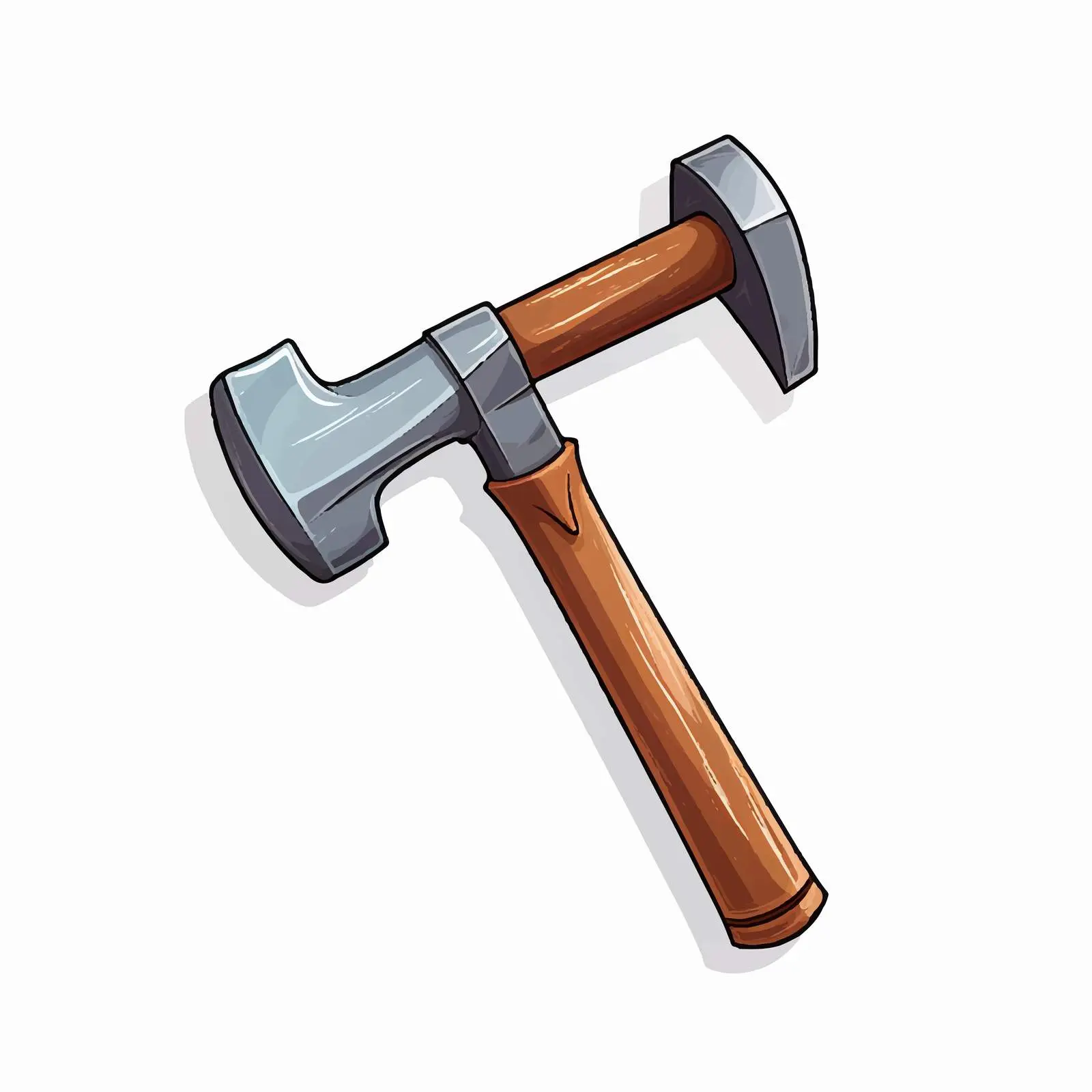 Isolated Hammer Vector Illustration on White Background – free hammer image from Dotvec