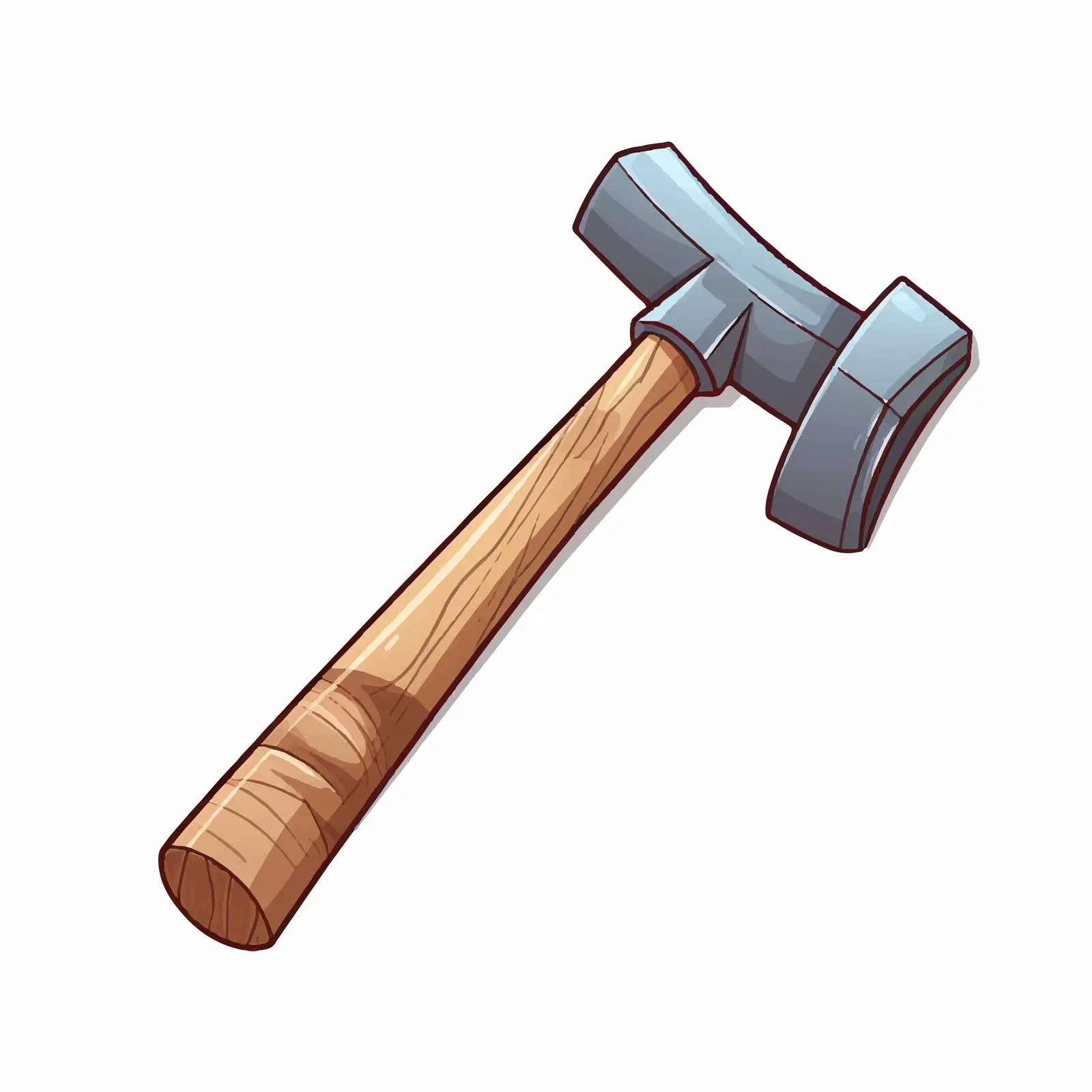 Isolated Hammer Vector Illustration on White Background – free hammer image from Dotvec