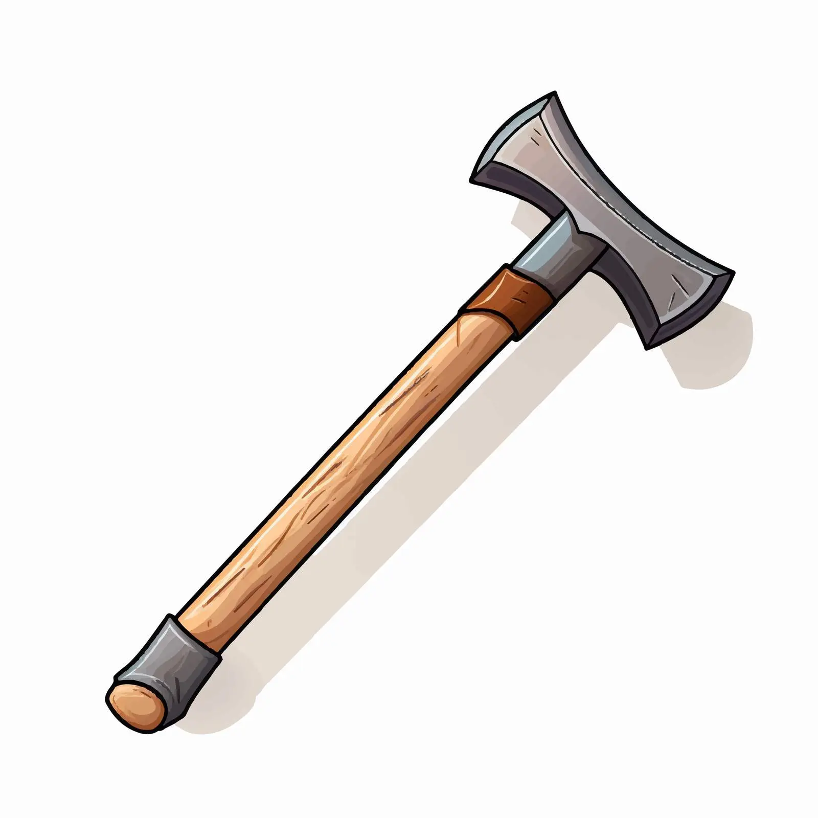 Top View Hammer Vector Illustration on White Background – free hammer image from Dotvec