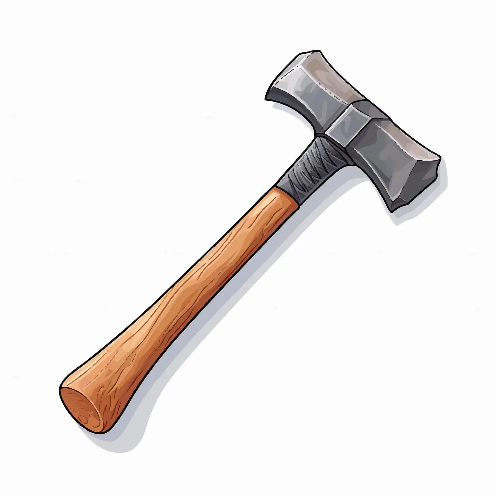 Hammer Vector Illustration on White Background – free hammer image from Dotvec