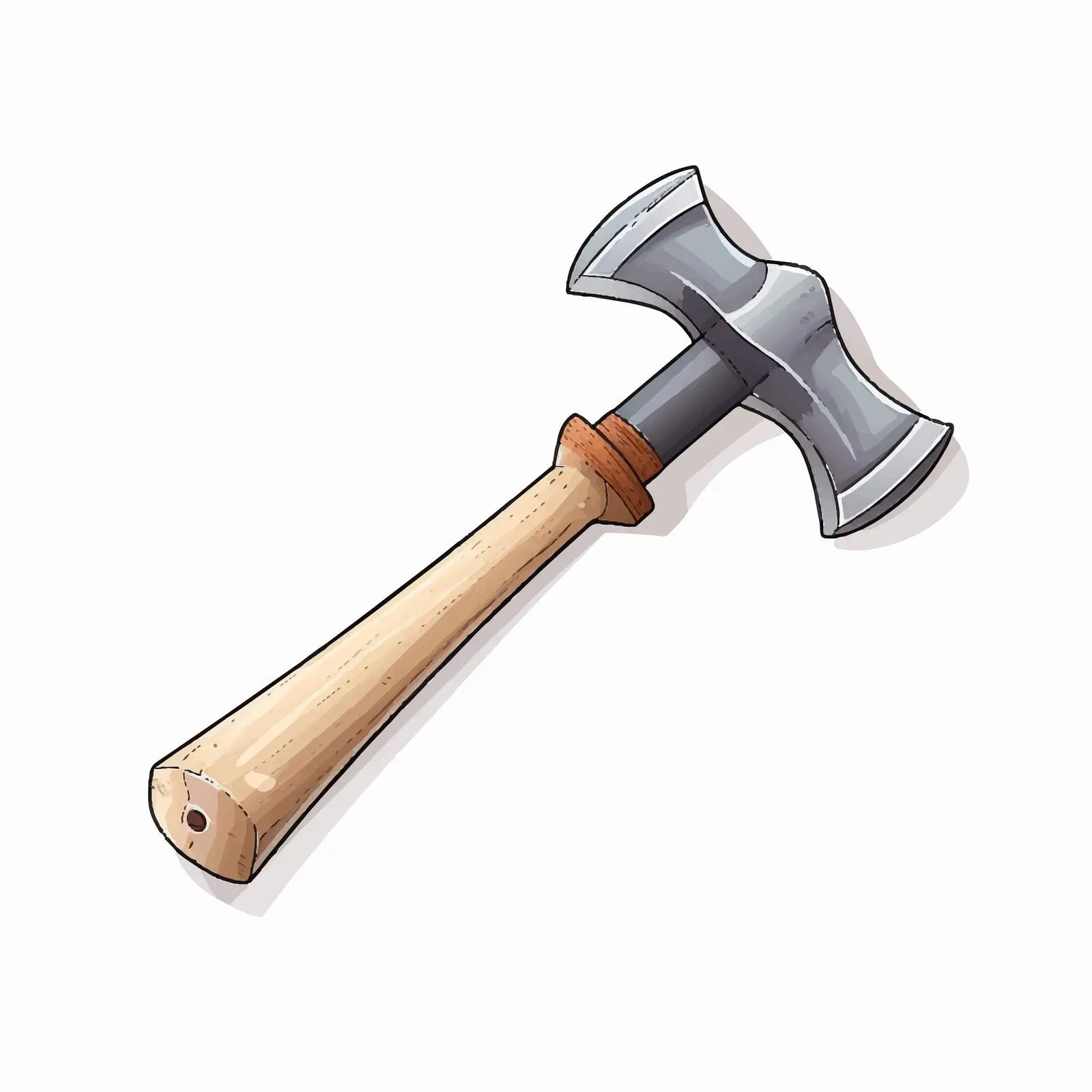 Top View Hammer Vector Illustration – free hammer image from Dotvec
