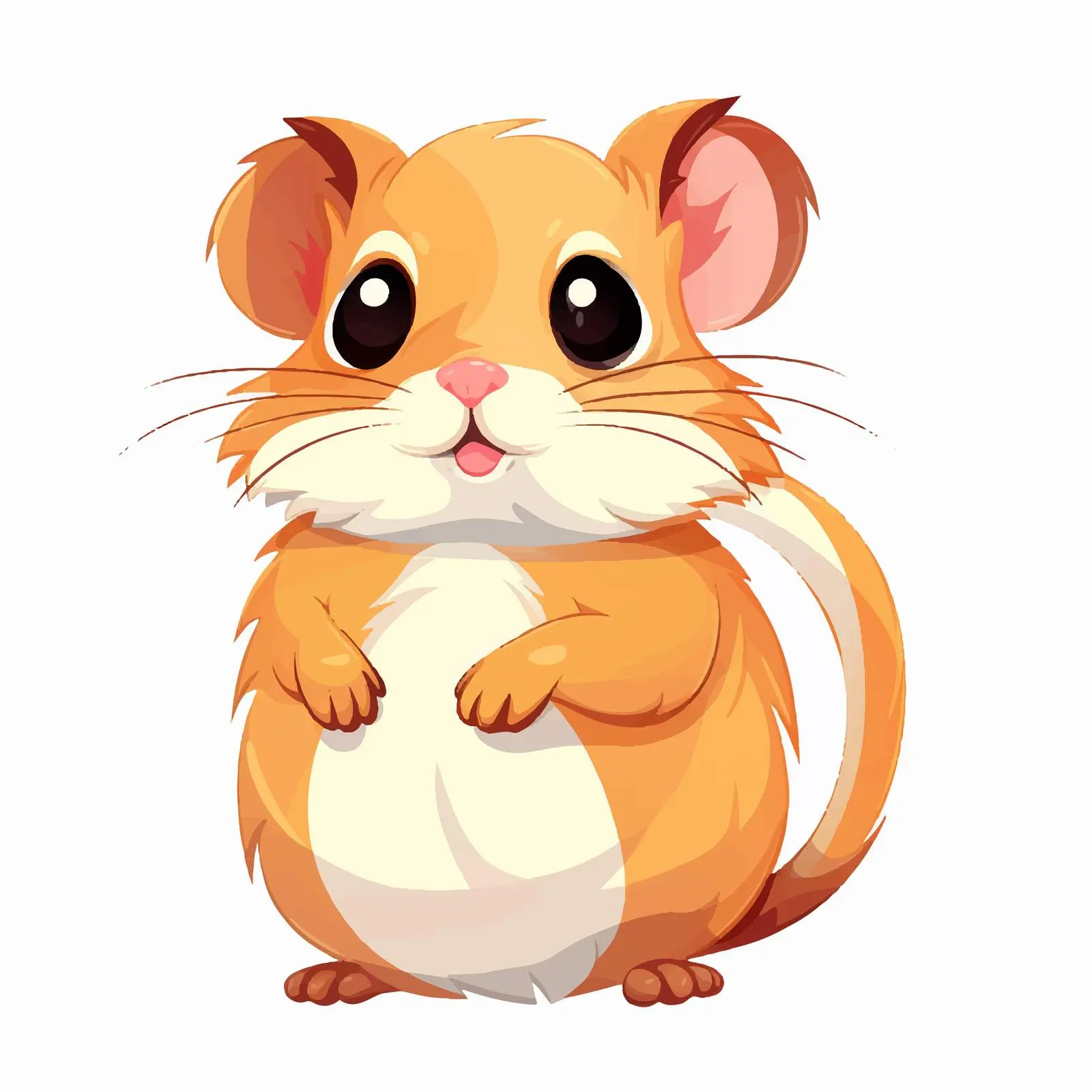 Cartoon Hamster Vector Illustration – free vector pet image from Dotvec