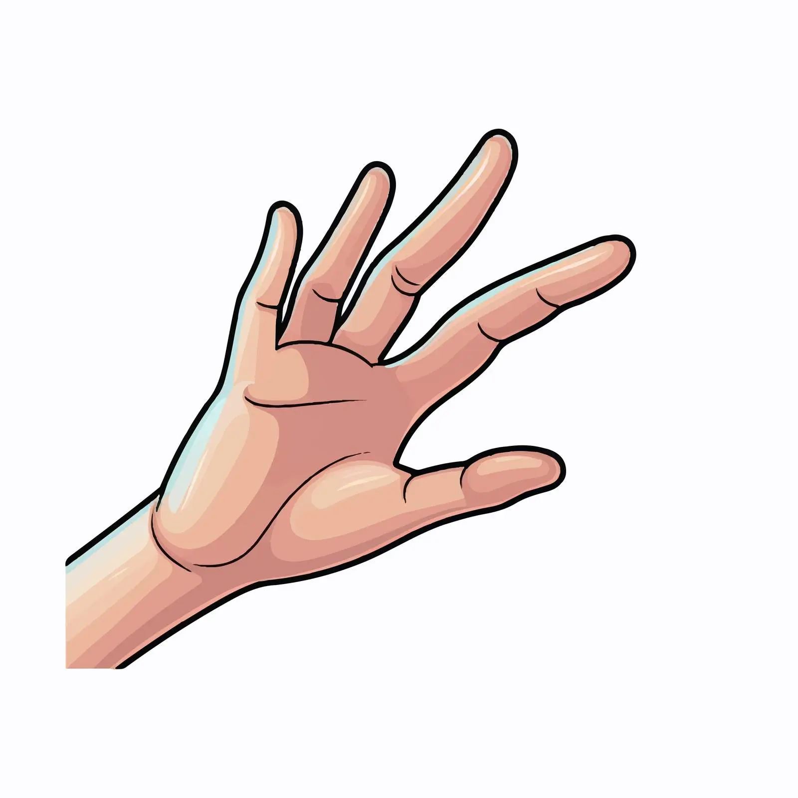 Hand Catching Icon Cartoon Vector Illustration — free download from Dotvec