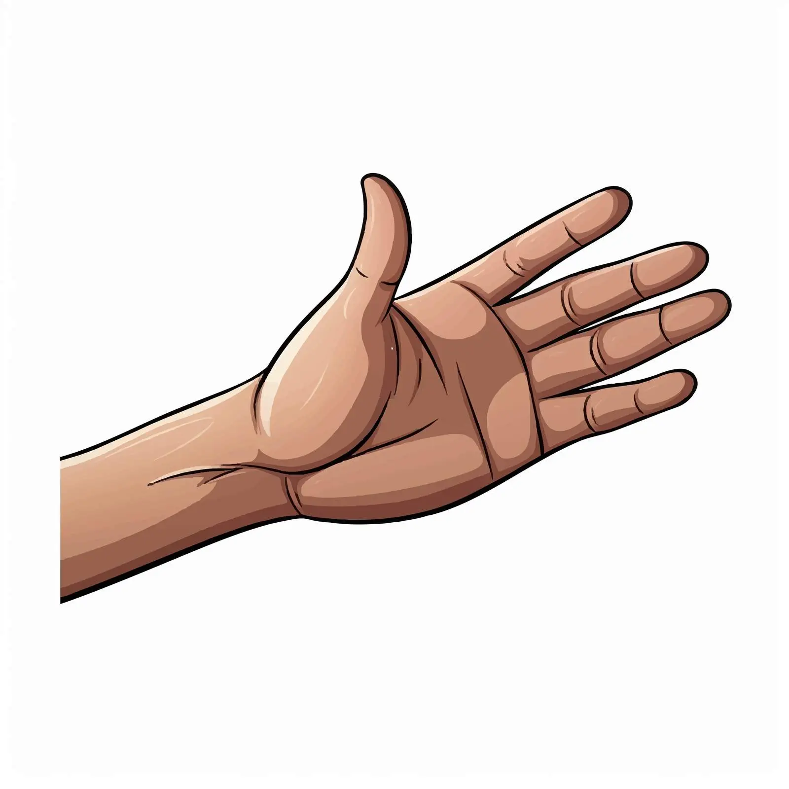 Cartoon Hand Catching Icon Vector Illustration — free download from Dotvec