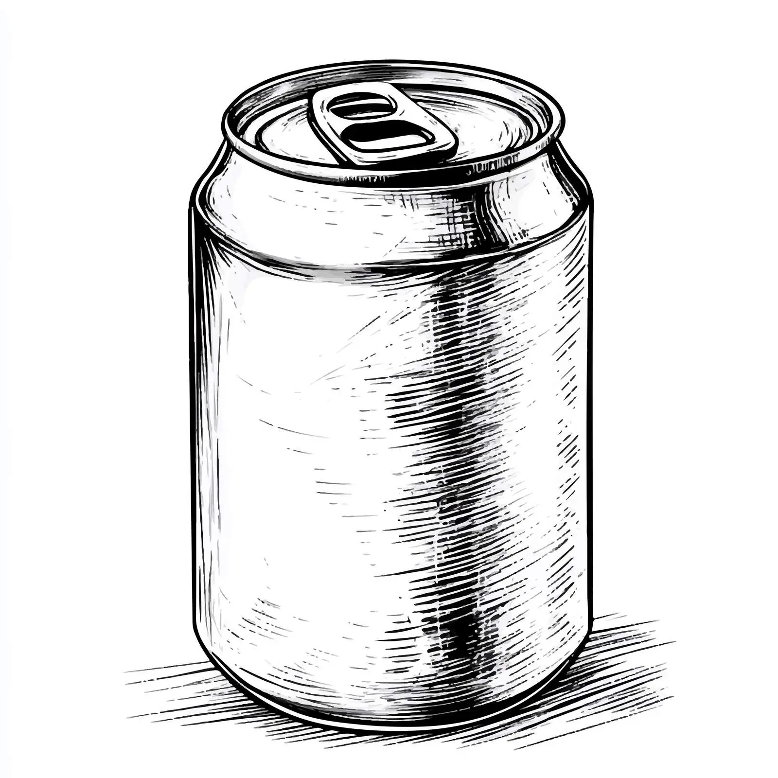 Hand Drawn Aluminum Can Sketch Icon — free download from Dotvec