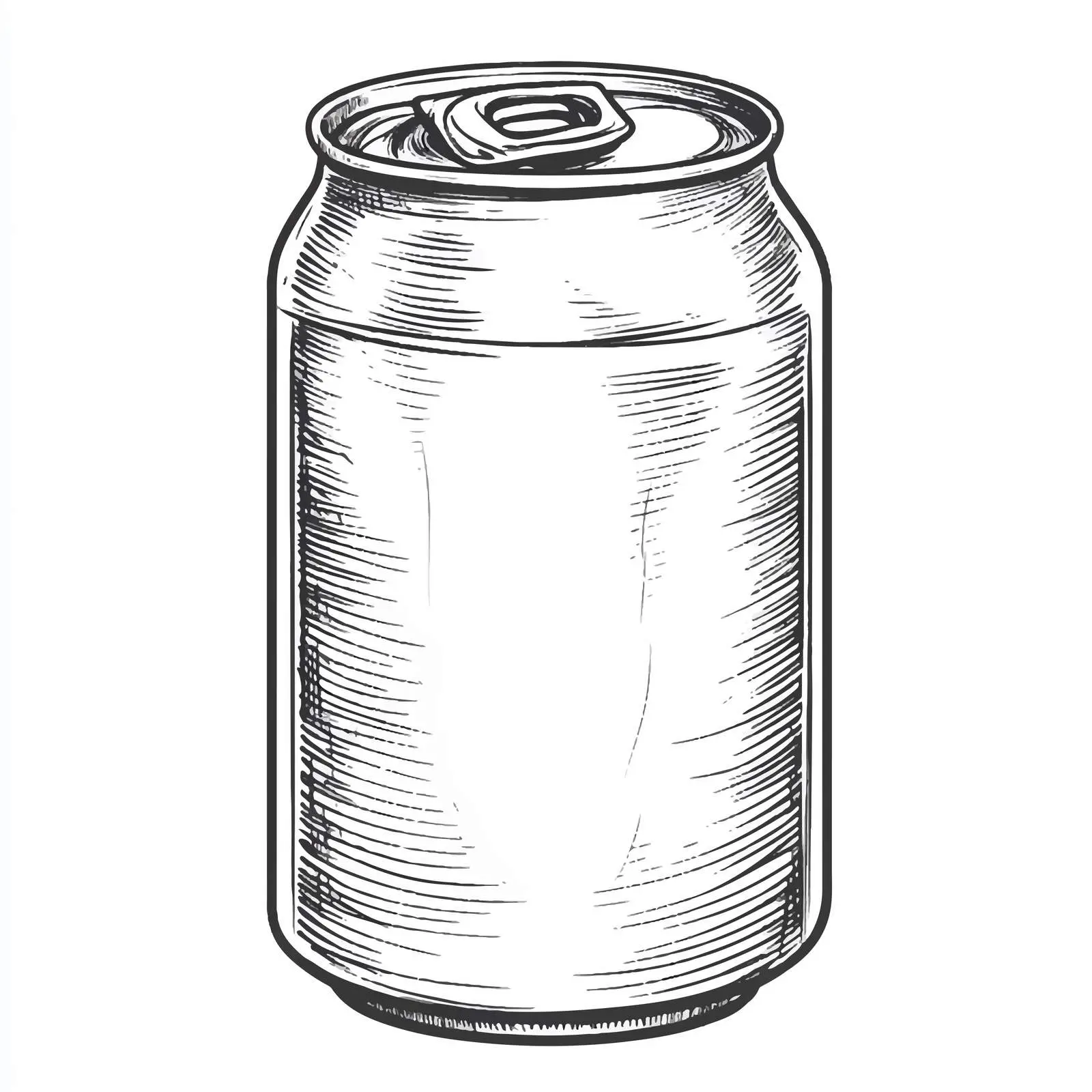 Hand Drawn Aluminum Can Sketch Vector Art – free craft beer image from Dotvec