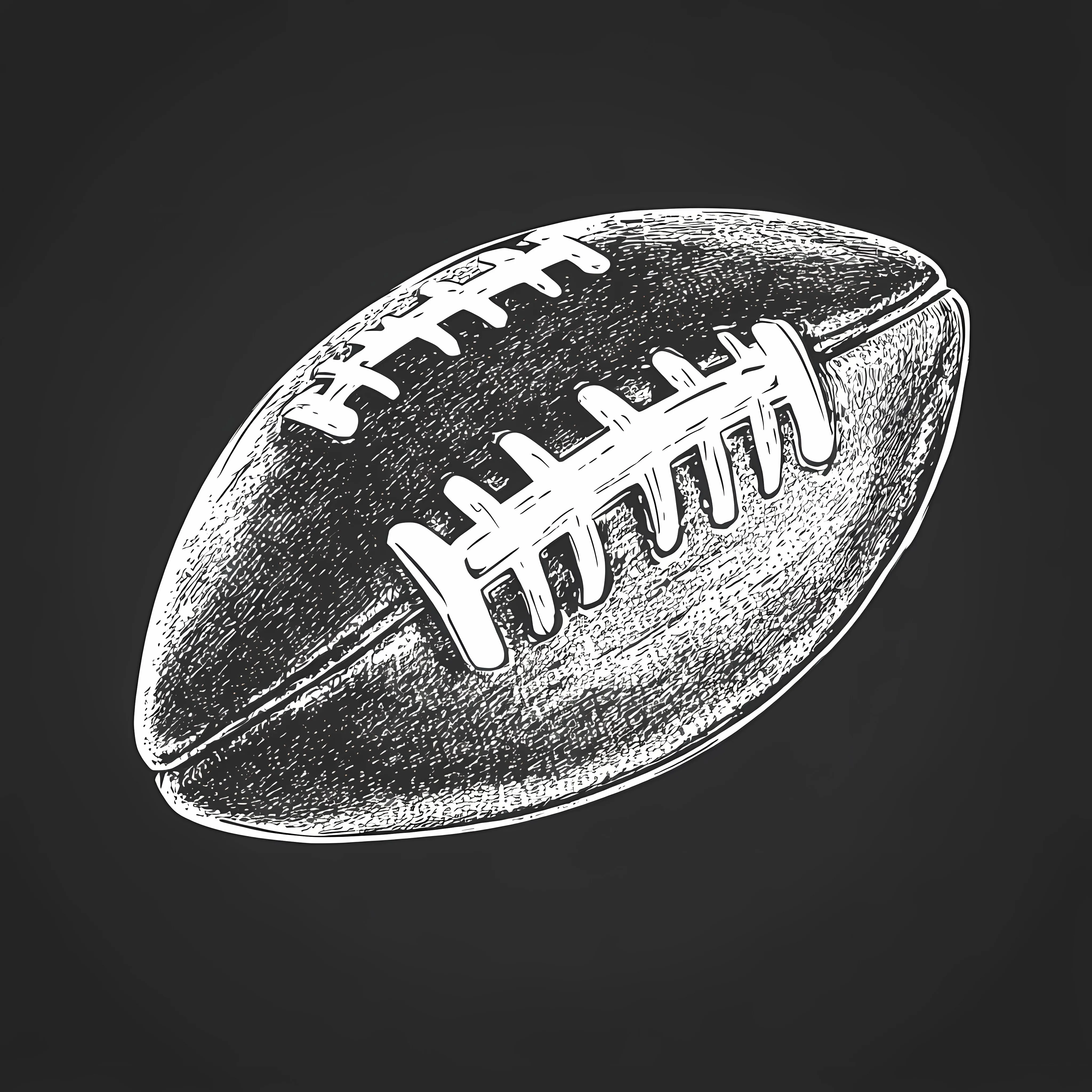 Hand Drawn American Football Ball Sketch Icon – free cartoon football image from Dotvec