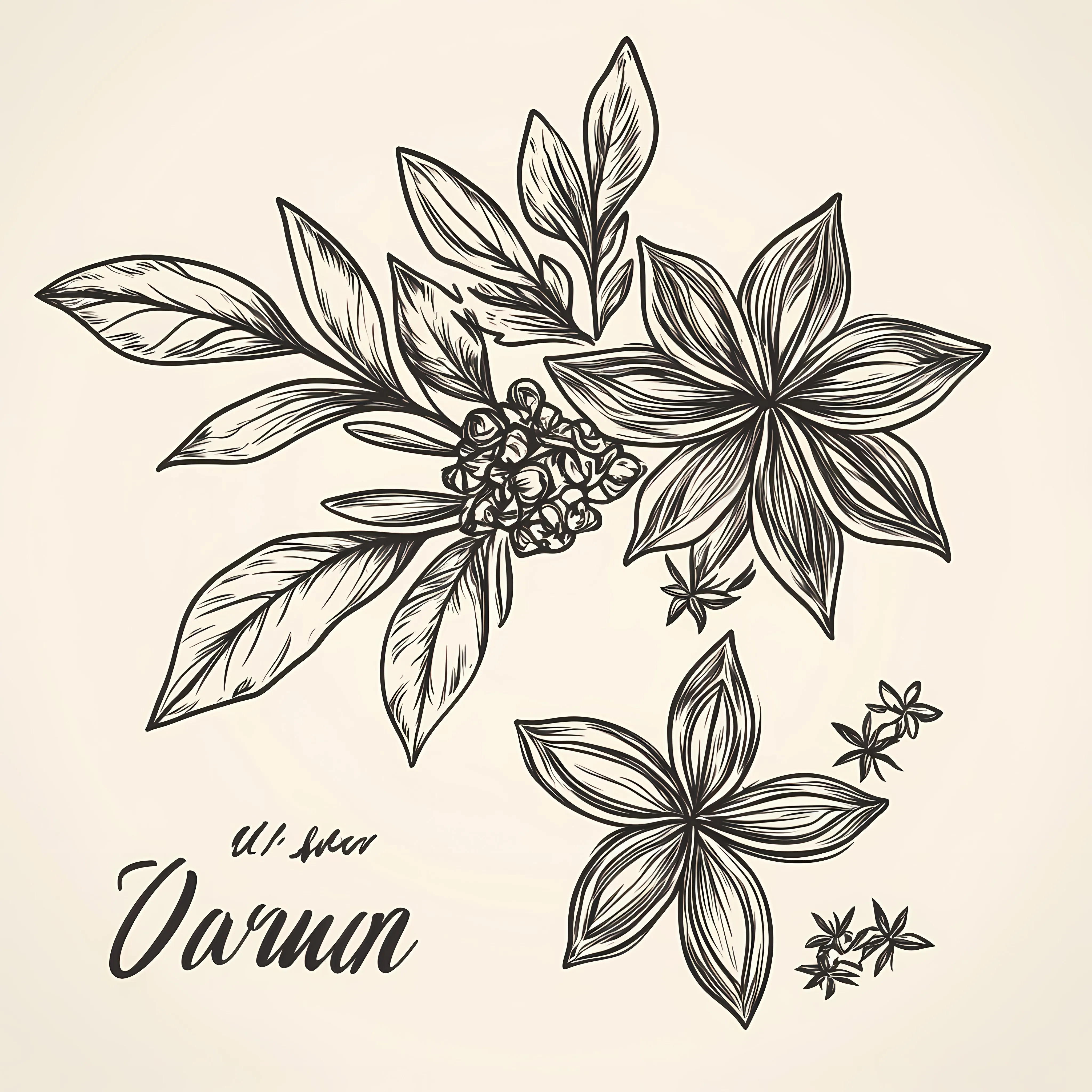 Hand Drawn Anise Herbs and Spices Illustration — free download from Dotvec