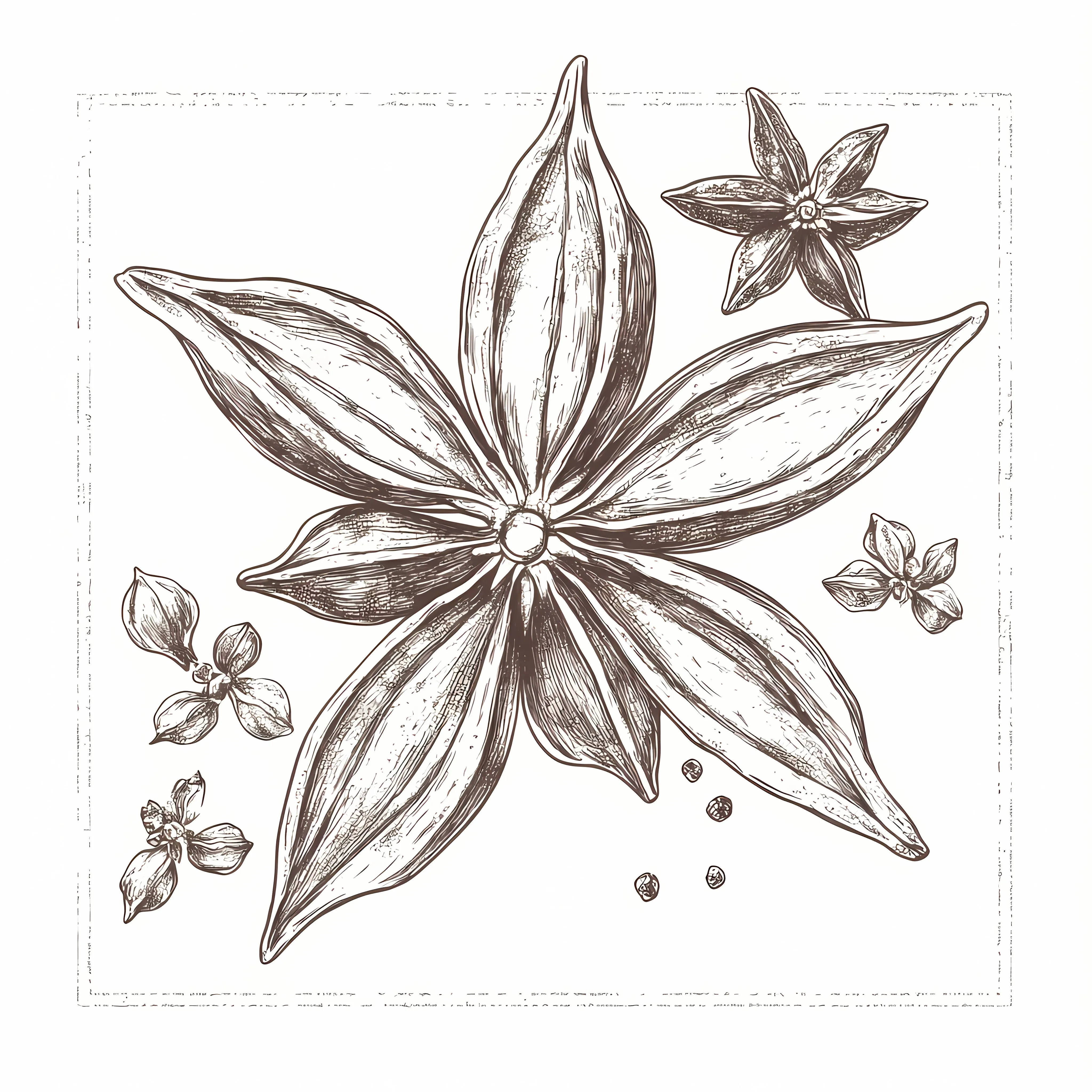 Hand Drawn Anise Sketch Style Vector Illustration — free download from Dotvec