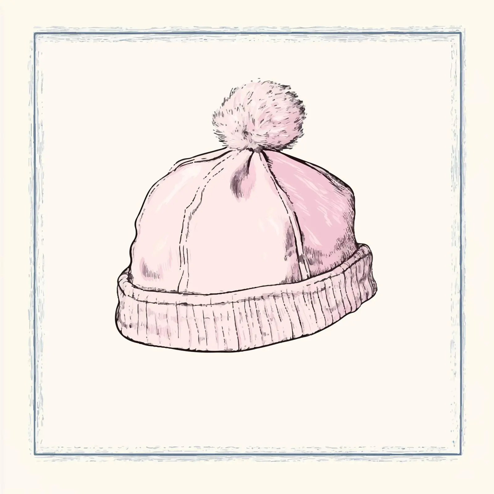 Hand Drawn Baby Cap Sketch Vector Art — free download from Dotvec