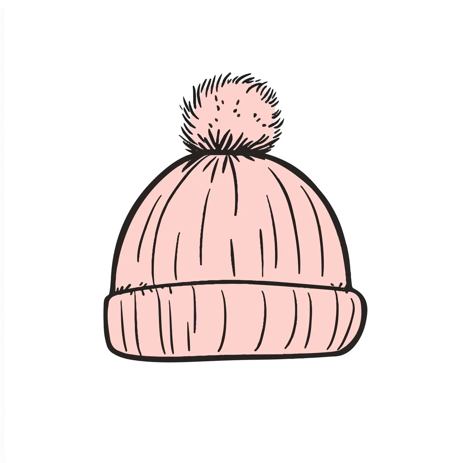 Hand-Drawn Baby Cap Sketch Vector Art — free download from Dotvec
