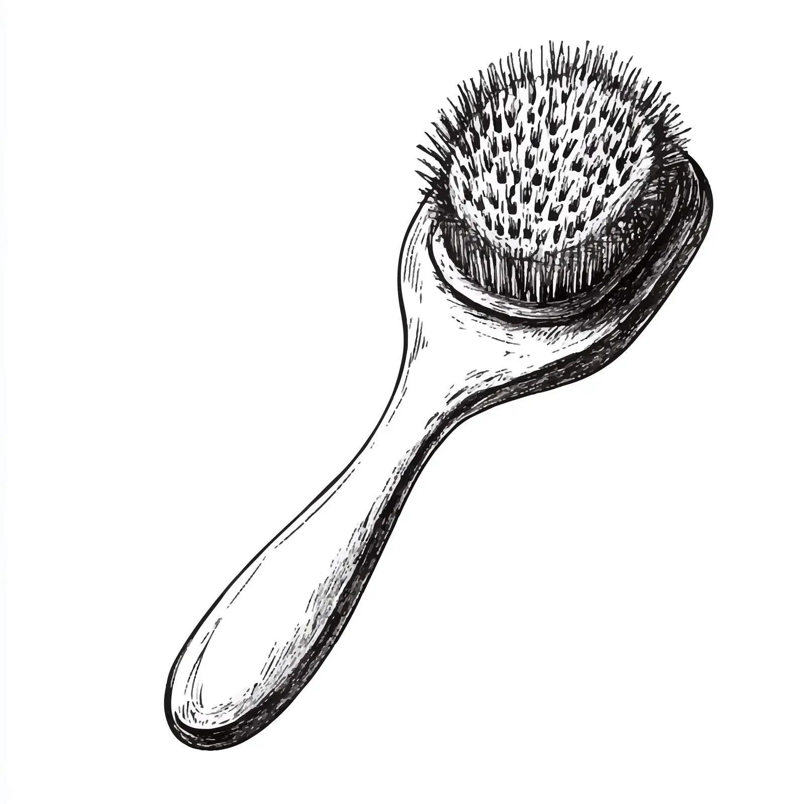 Hand Drawn Bath Brush Sketch Illustration — free download from Dotvec