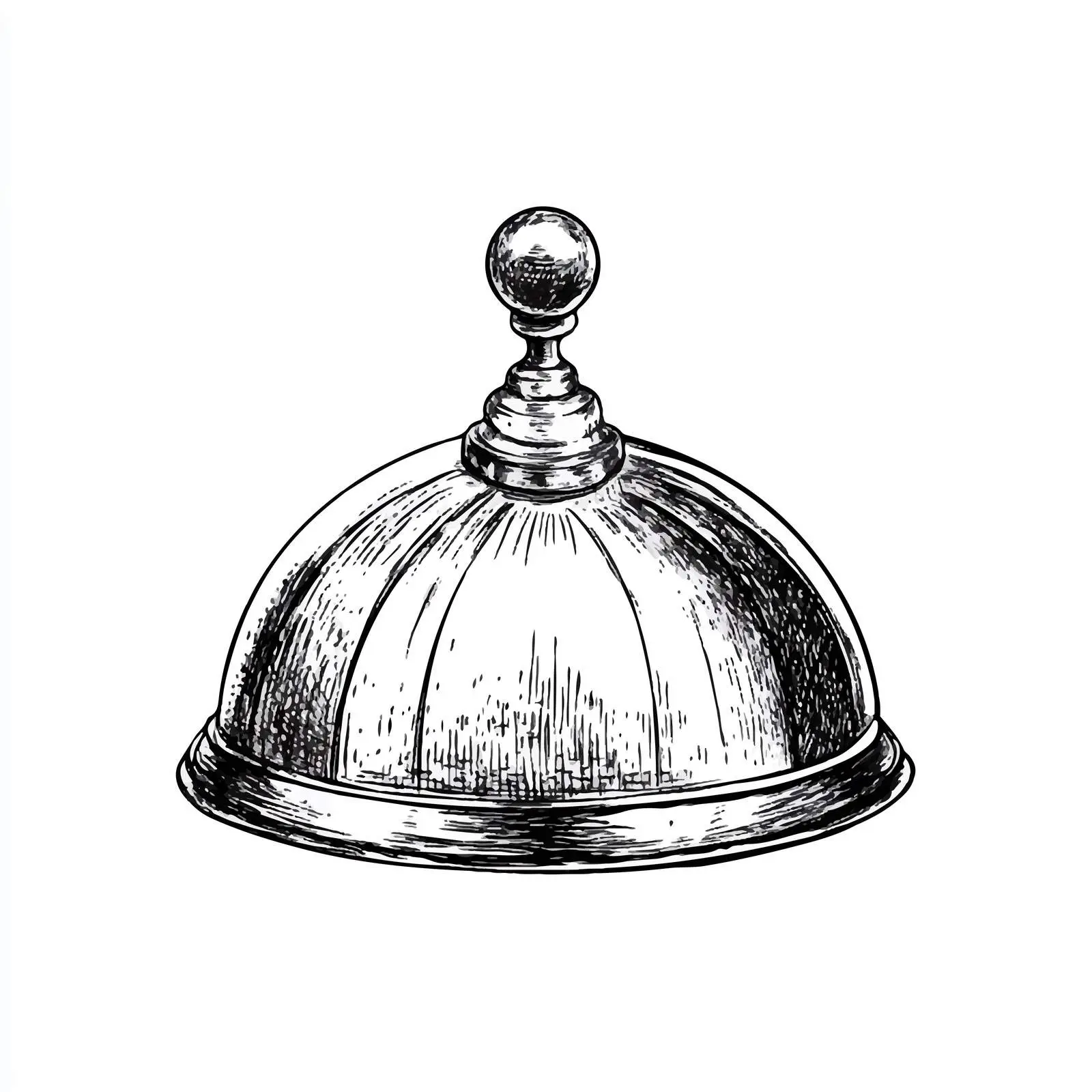 Hand-Drawn Bellboy Hat Sketch Illustration — free download from Dotvec
