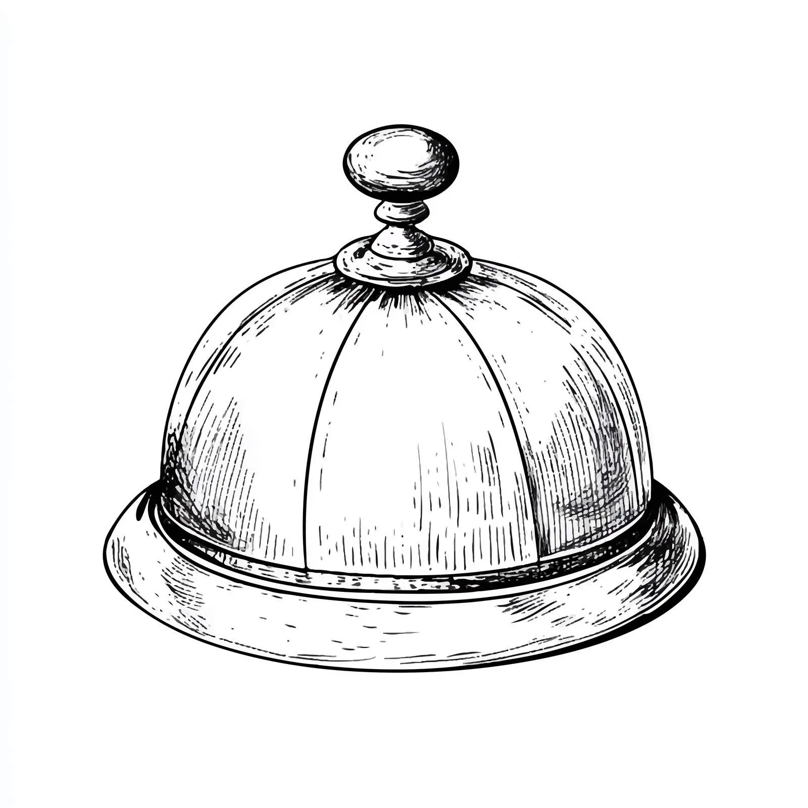 Hand Drawn Bellboy Hat Sketch Illustration — free download from Dotvec