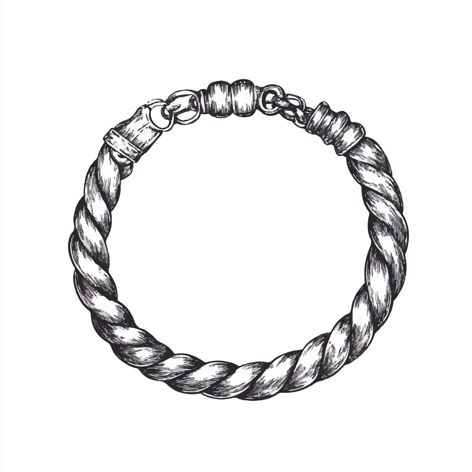 Hand Drawn Bracelet Sketch Vector Design — free download from Dotvec