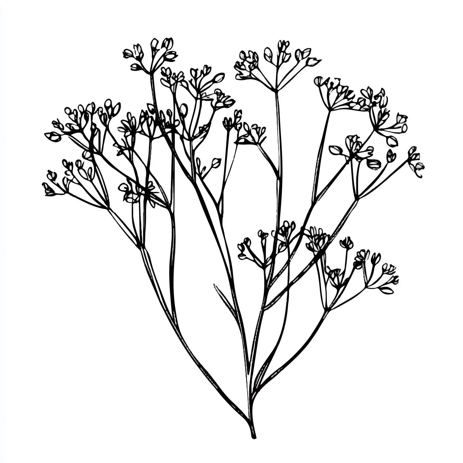 Hand-Drawn Caraway Sketch Vector Illustration — free download from Dotvec