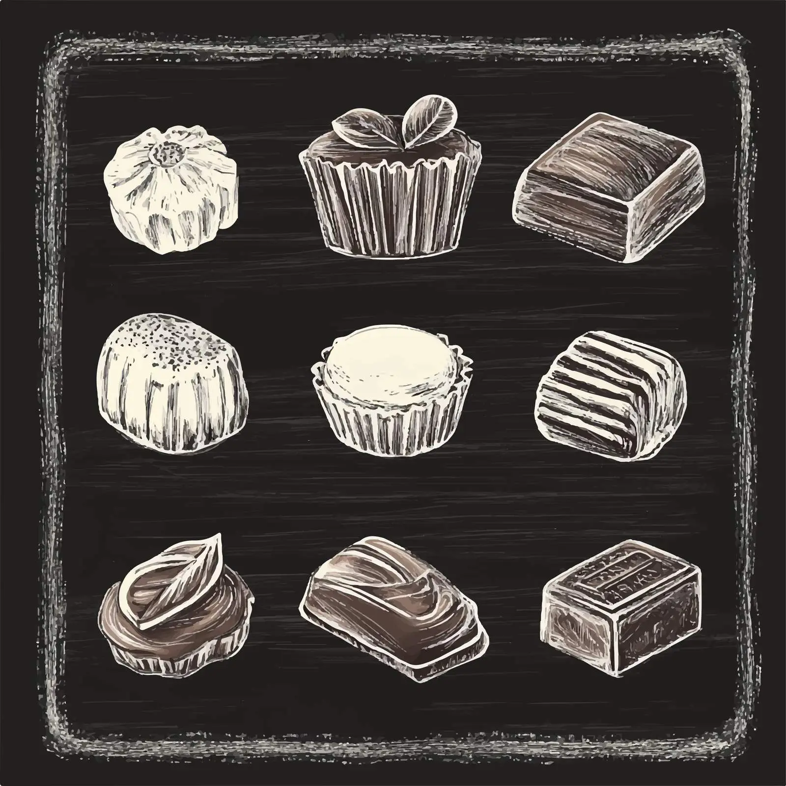 Hand Drawn Chocolate Candy Sketch Vector — free download from Dotvec