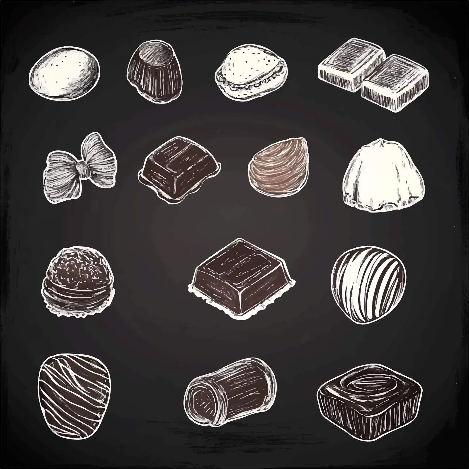 Hand Drawn Chocolate Candies Sketch Vector — free download from Dotvec