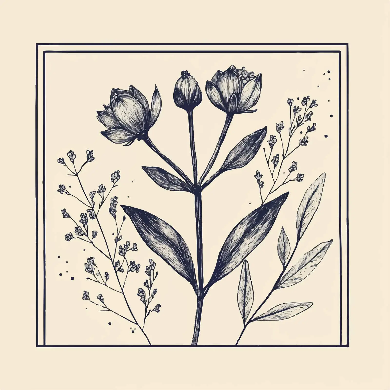 Hand-Drawn Clove Sketch in Vector Art Style — free download from Dotvec