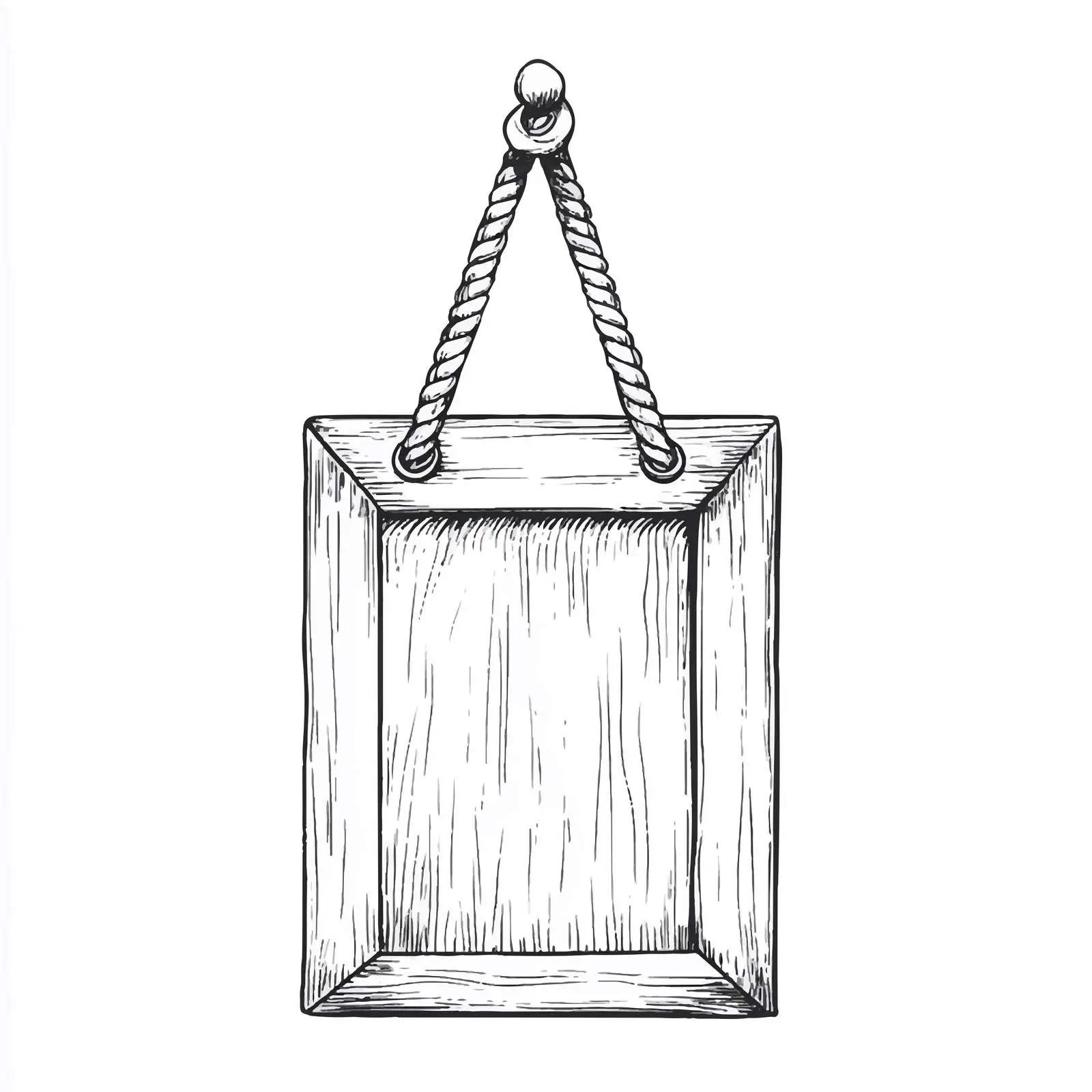 Hand Drawn Door Hanger Sketch Illustration — free download from Dotvec